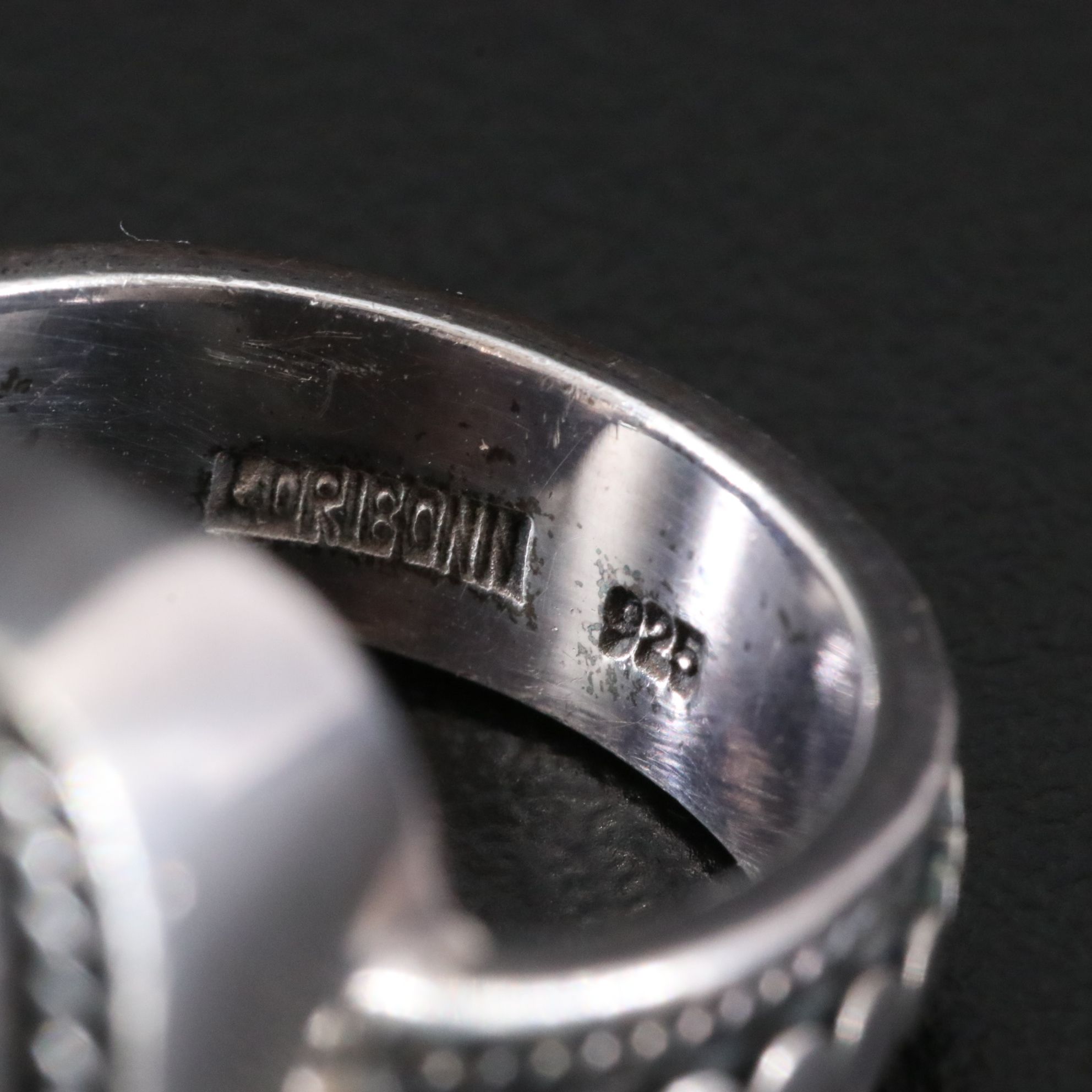 Lori Bonn Sterling Rock Crystal Ring