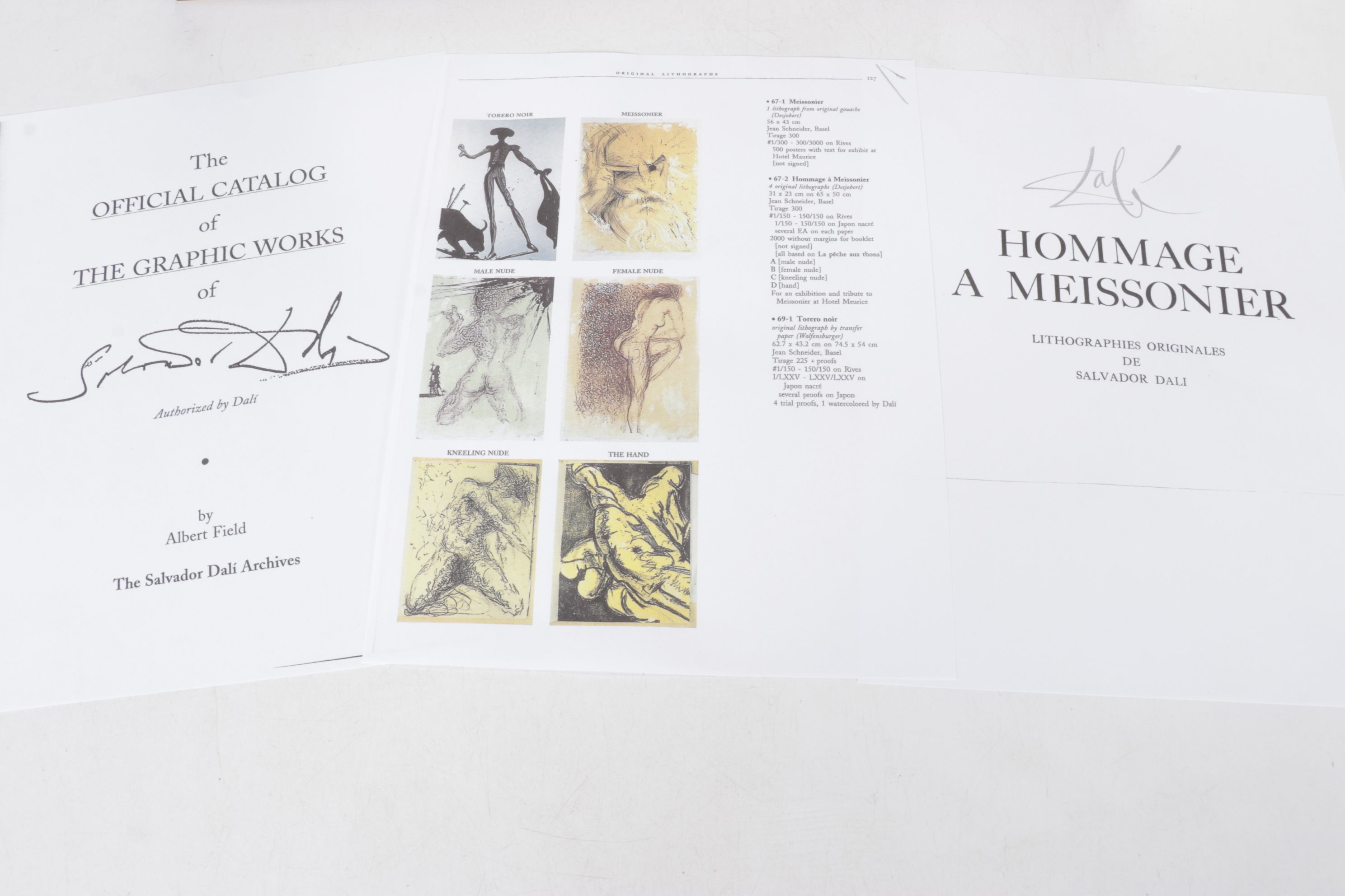 Salvador Dalí Lithograph From "Hommage à Meissonier," 1967