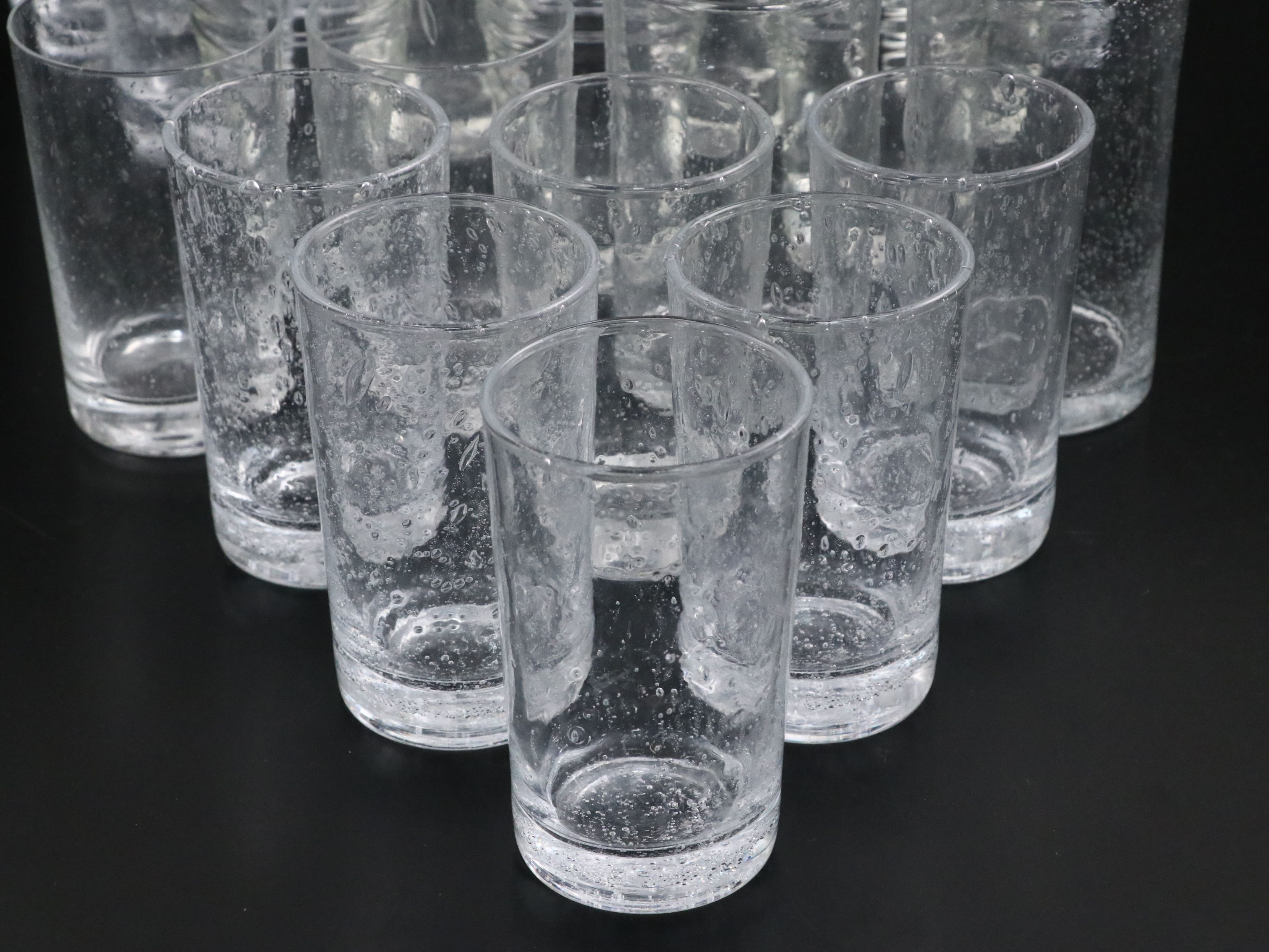 Bubble Glass Tumblers and Other Casual Drinkware