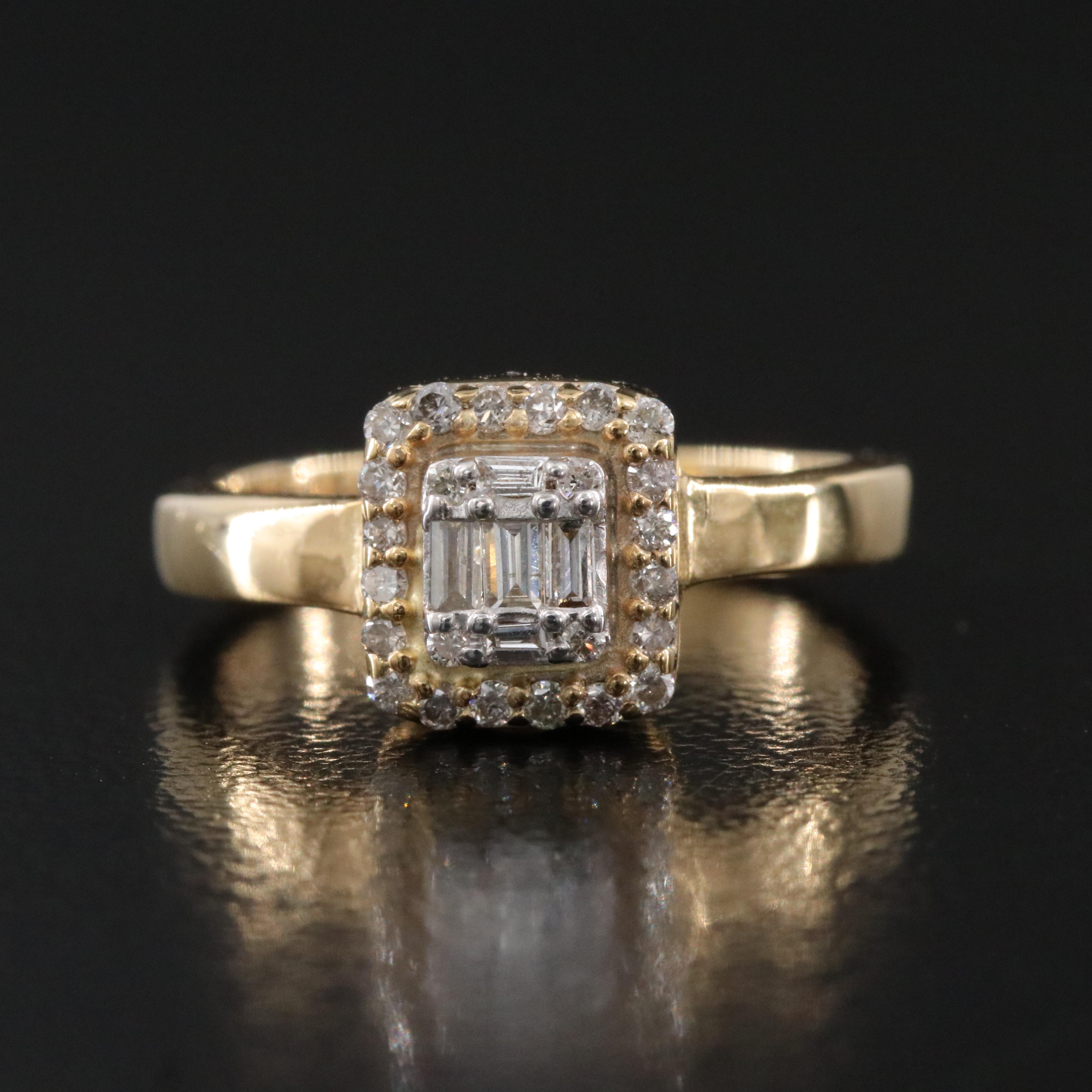 10K 0.19 CTW Diamond Ring