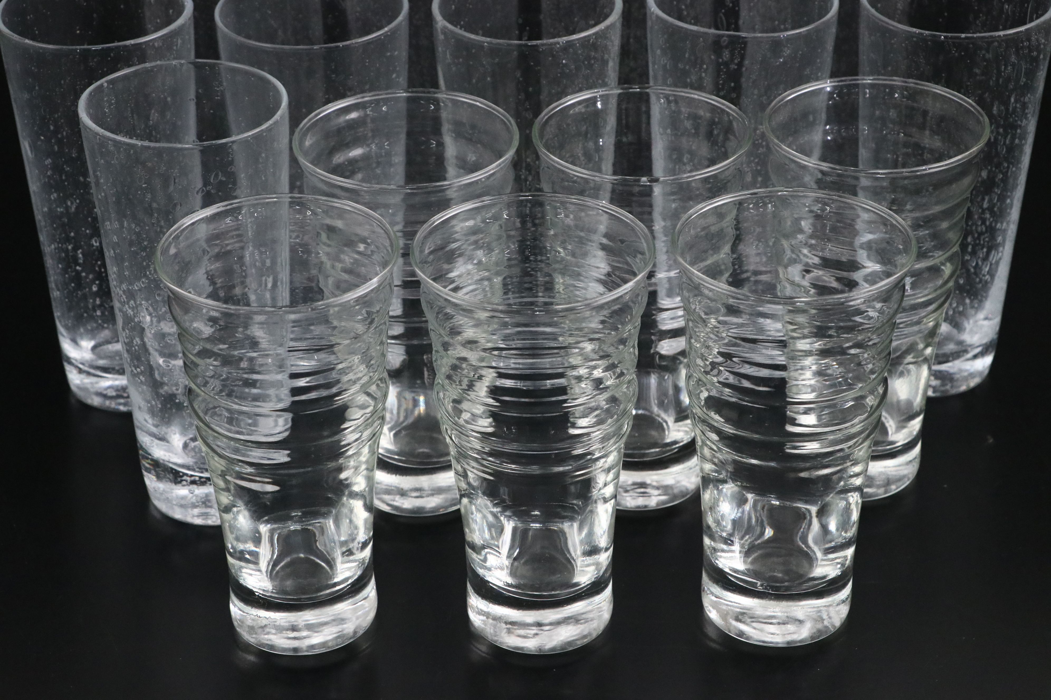 Bubble Glass Tumblers and Other Casual Drinkware