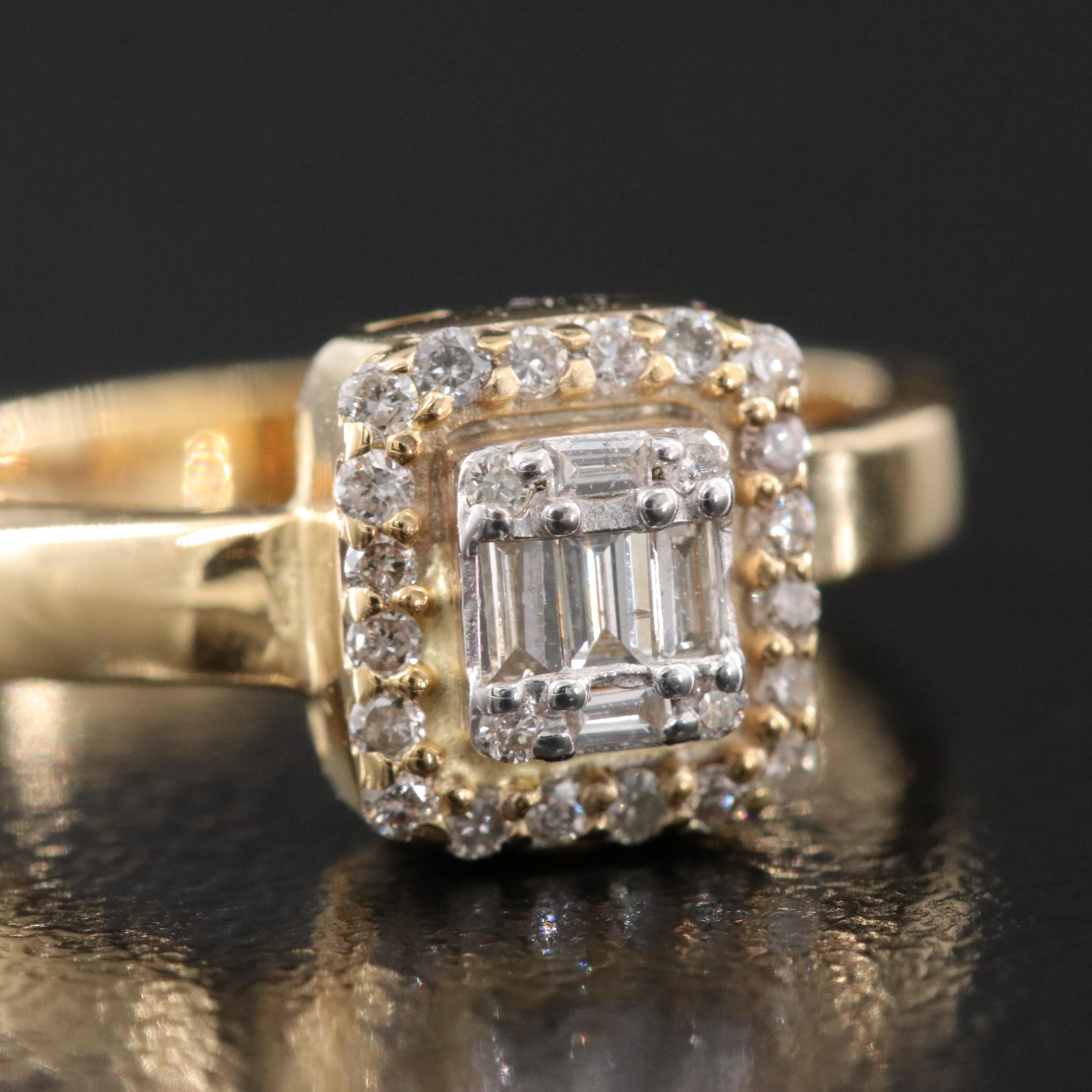 10K 0.19 CTW Diamond Ring