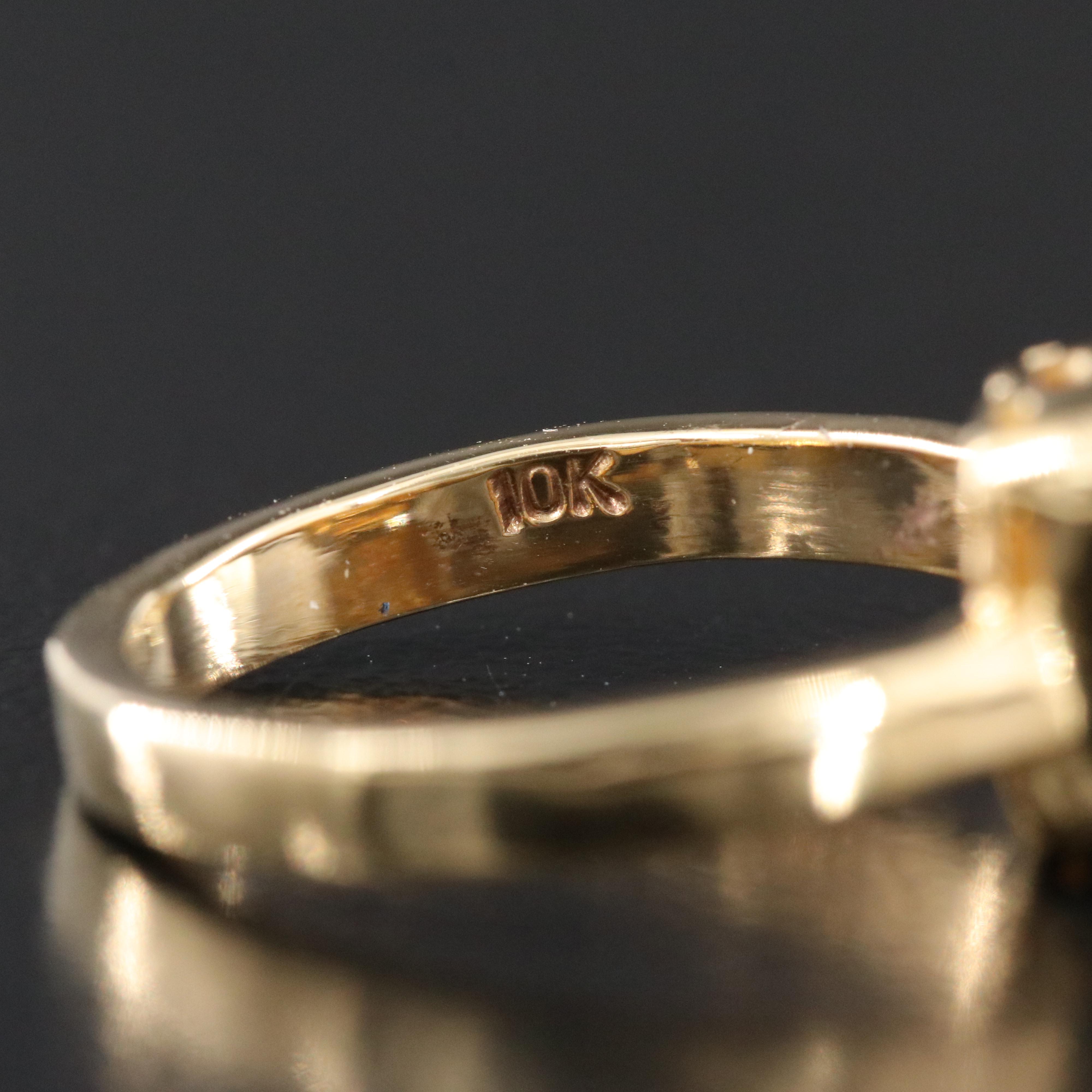 10K 0.19 CTW Diamond Ring