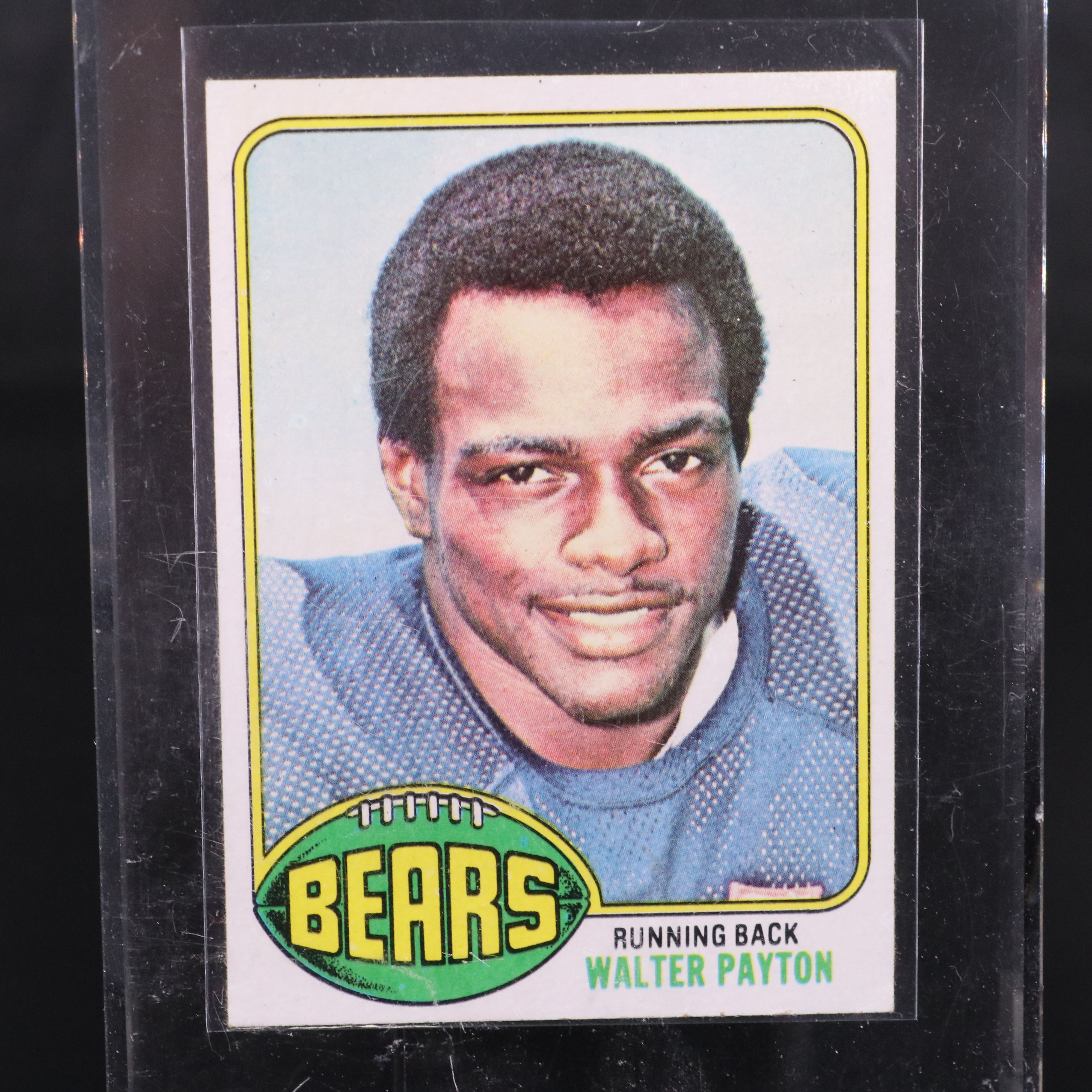 1976 Topps Walter Payton Chicago Bears Rookie Football Card