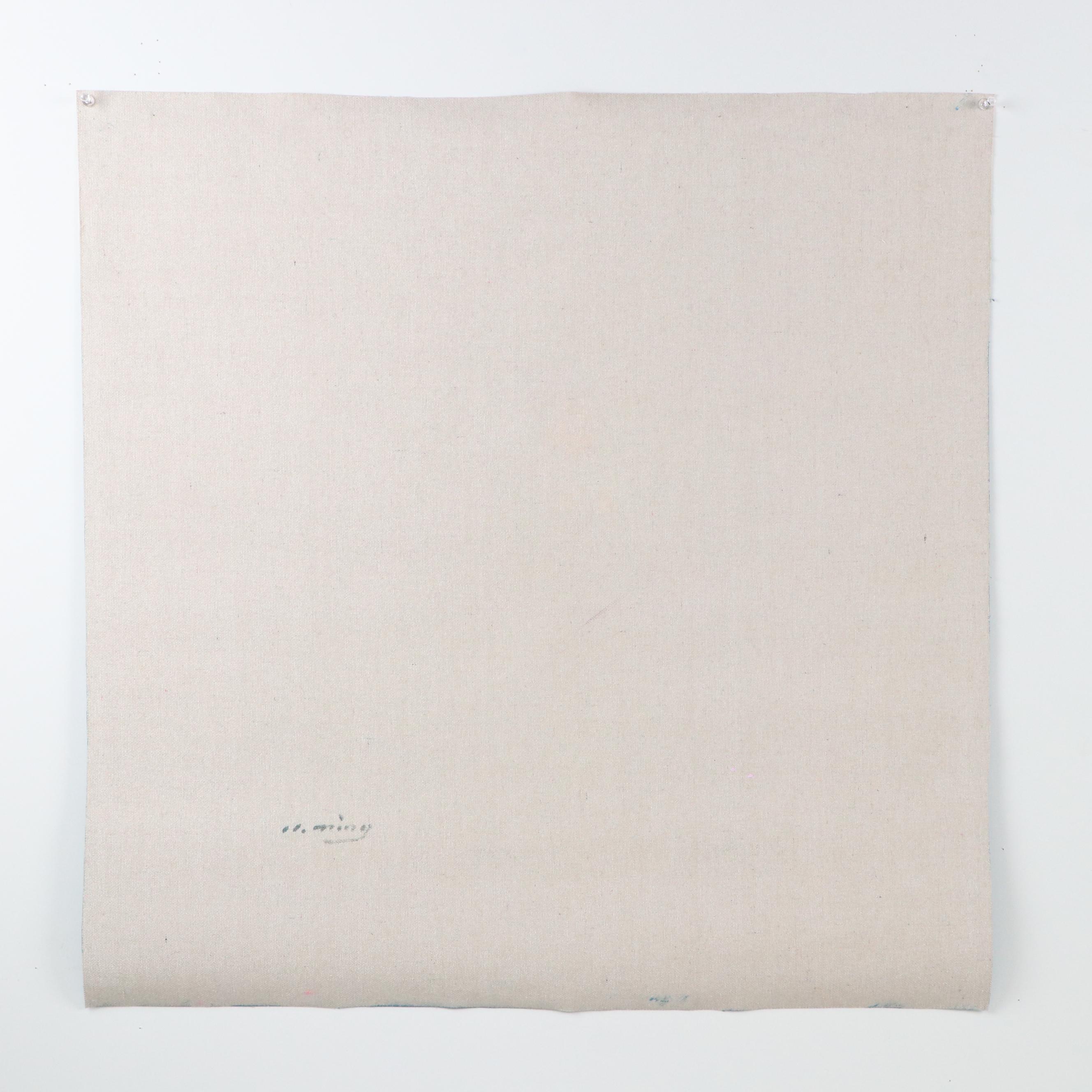 N. Ming Floral Landscape Oil Painting, 21st Century