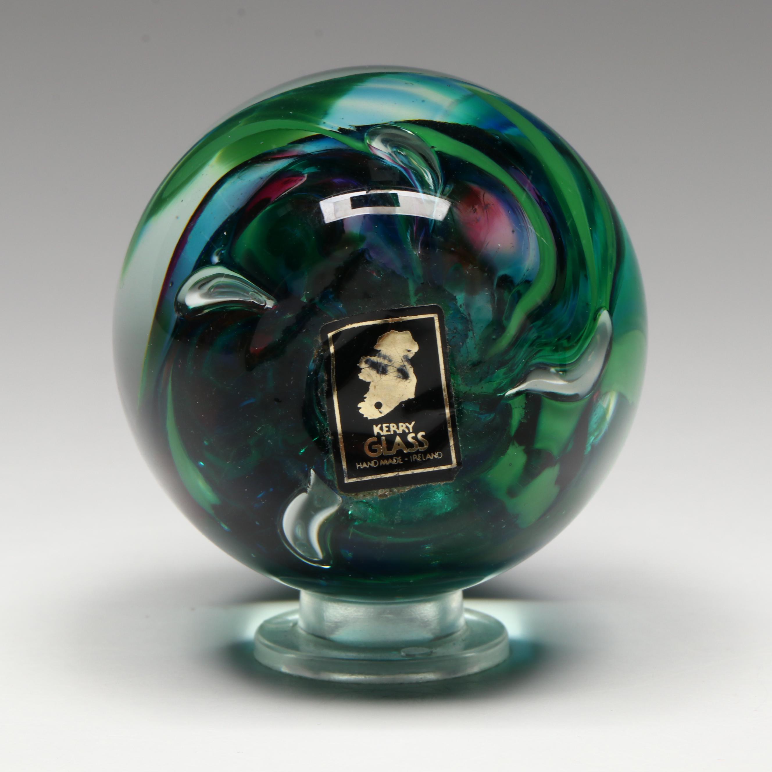 Kerry with Other Art Glass Paperweights