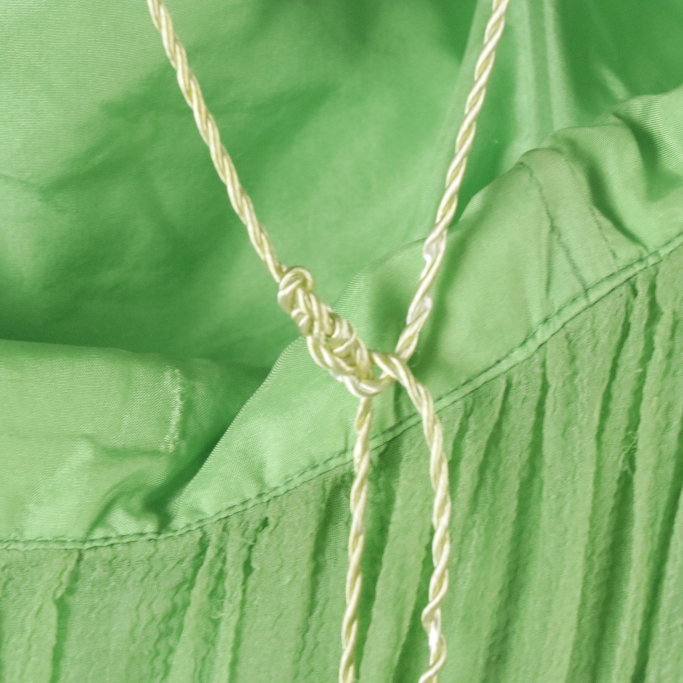 Asymmetrically Hemmed Sleeveless Halter Midi Cocktail Dress in Green Chiffon