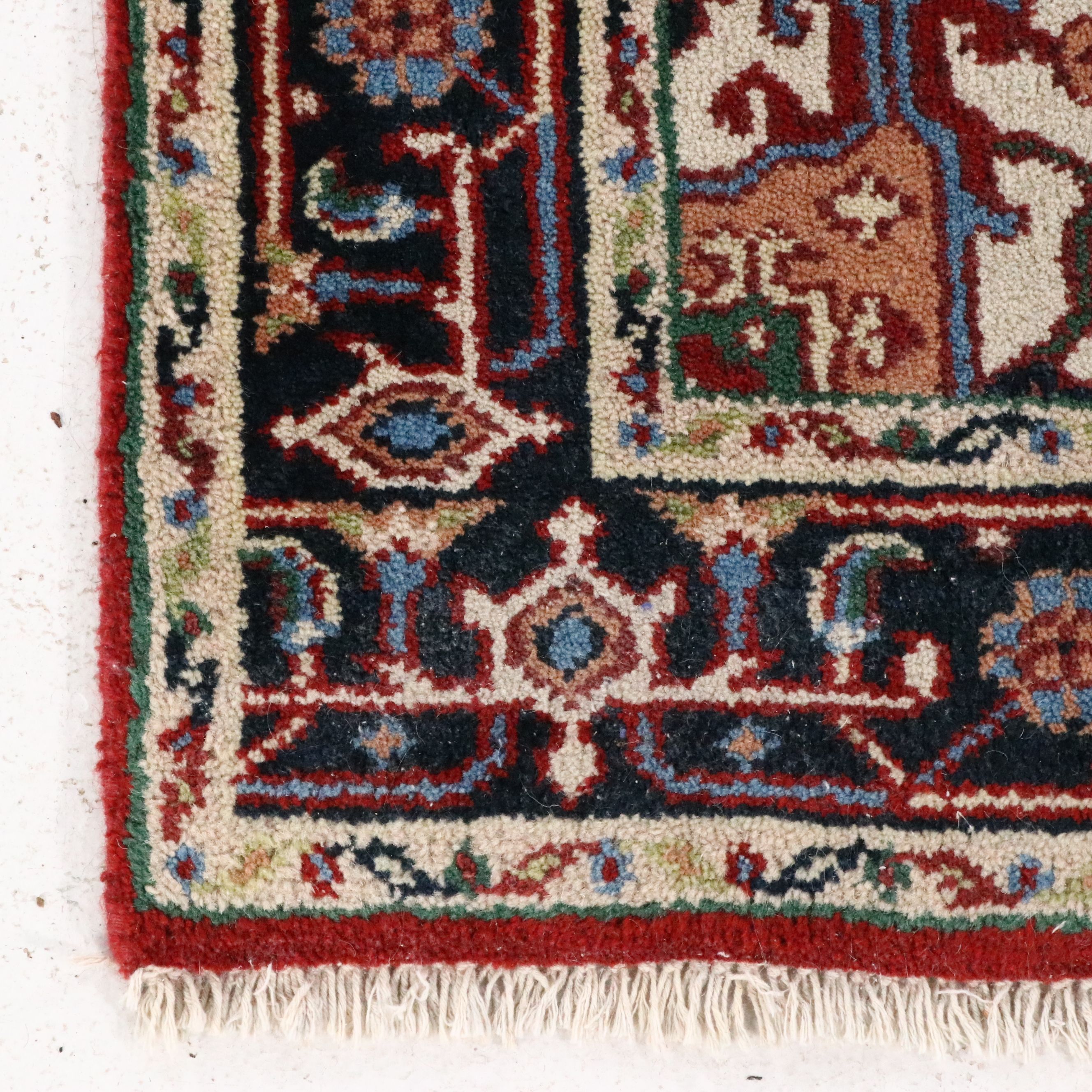 3' x 5'3 Hand-Knotted Indo-Persian Serapi Accent Rug