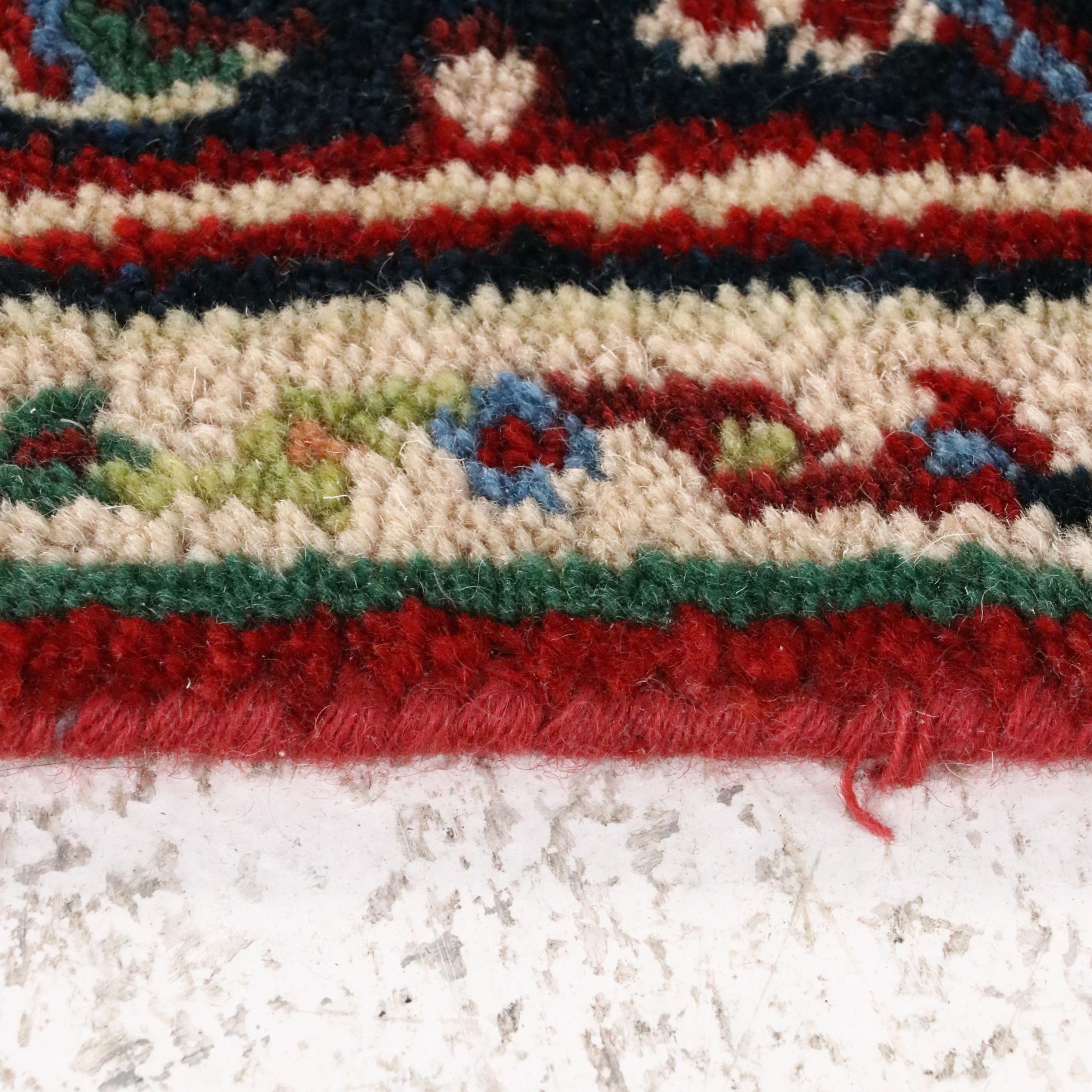 3' x 5'3 Hand-Knotted Indo-Persian Serapi Accent Rug