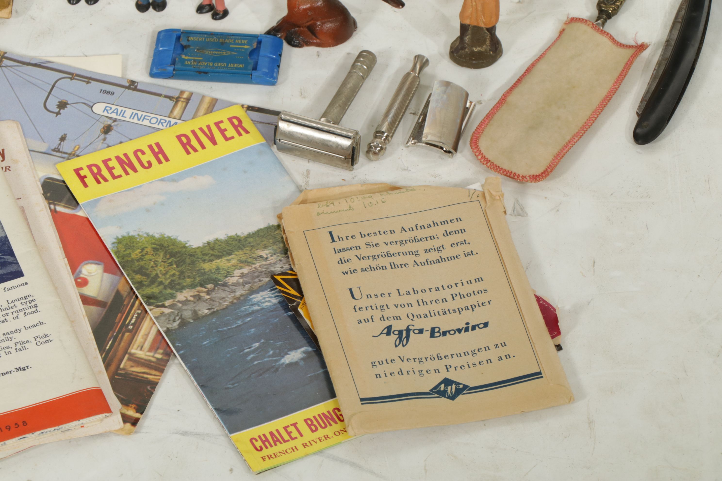 Indy Motor Speedway Seat Cushion with Niagara Falls Post Cards and More Ephemera