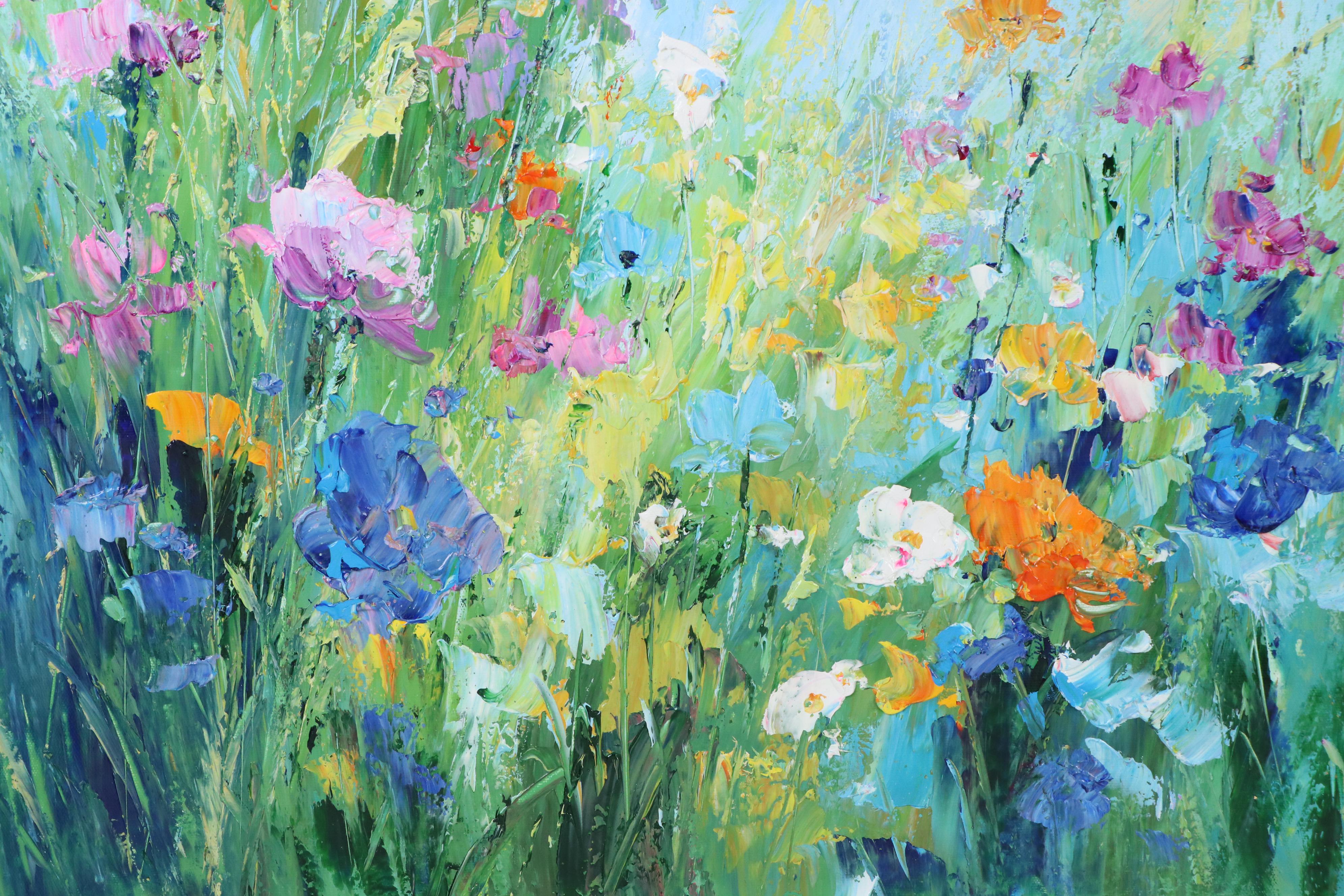 Ping Floral Oil Painting, 21st Century