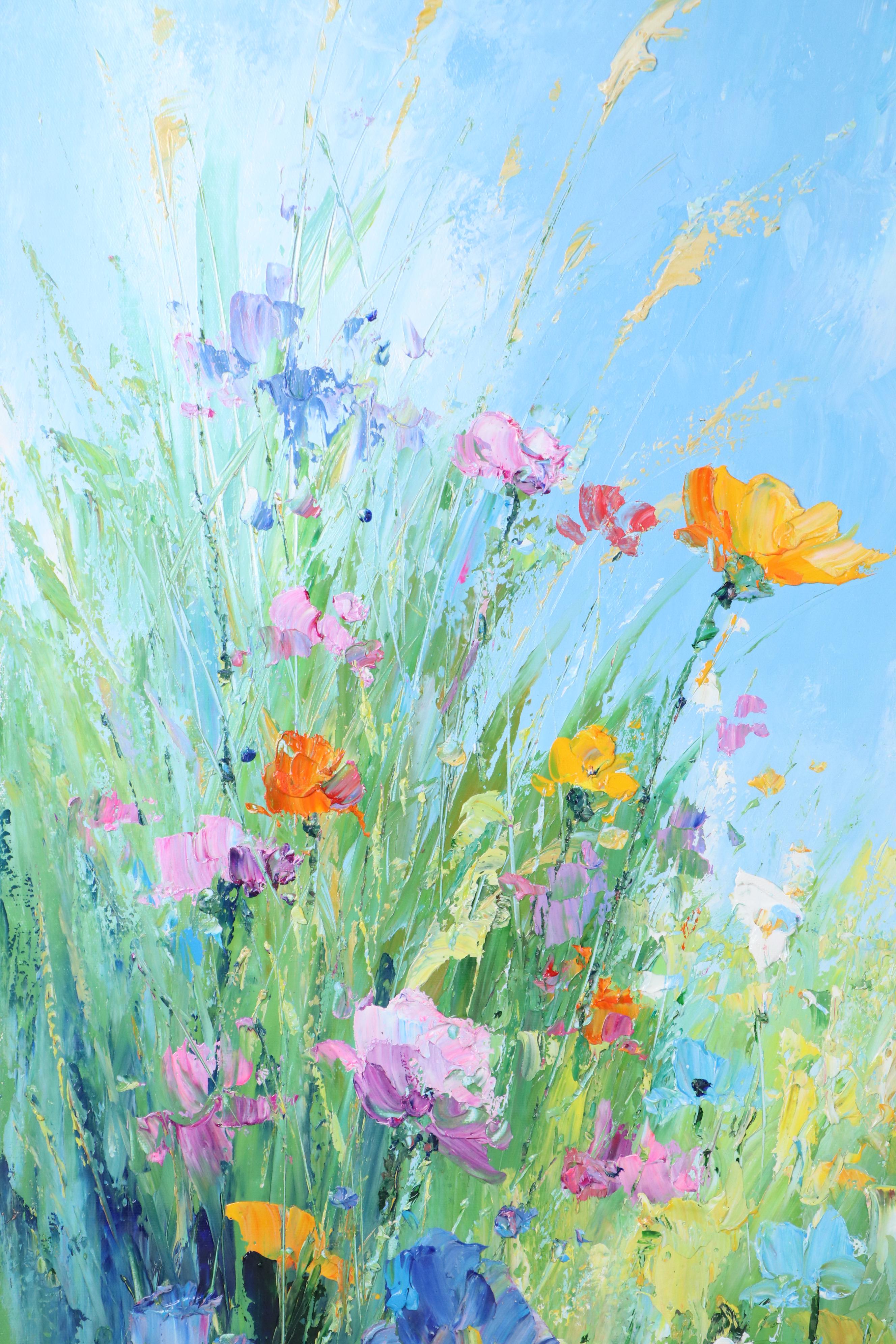 Ping Floral Oil Painting, 21st Century