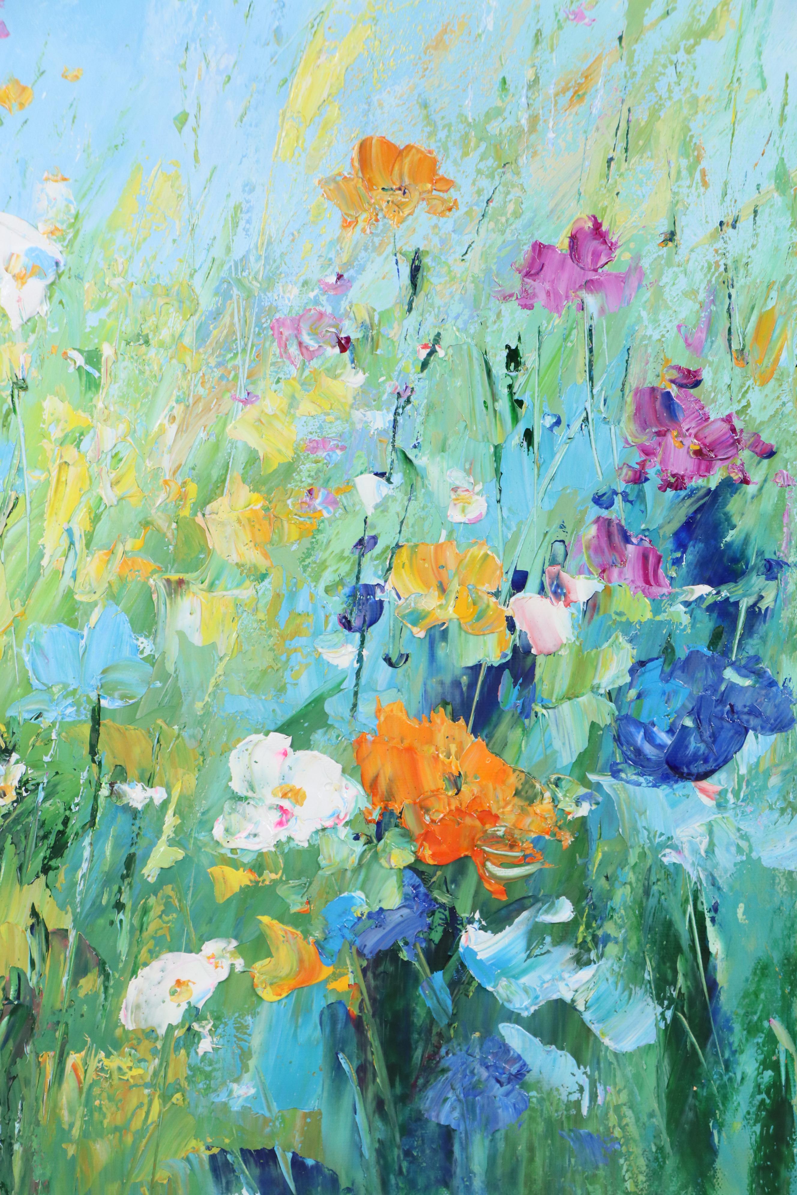 Ping Floral Oil Painting, 21st Century