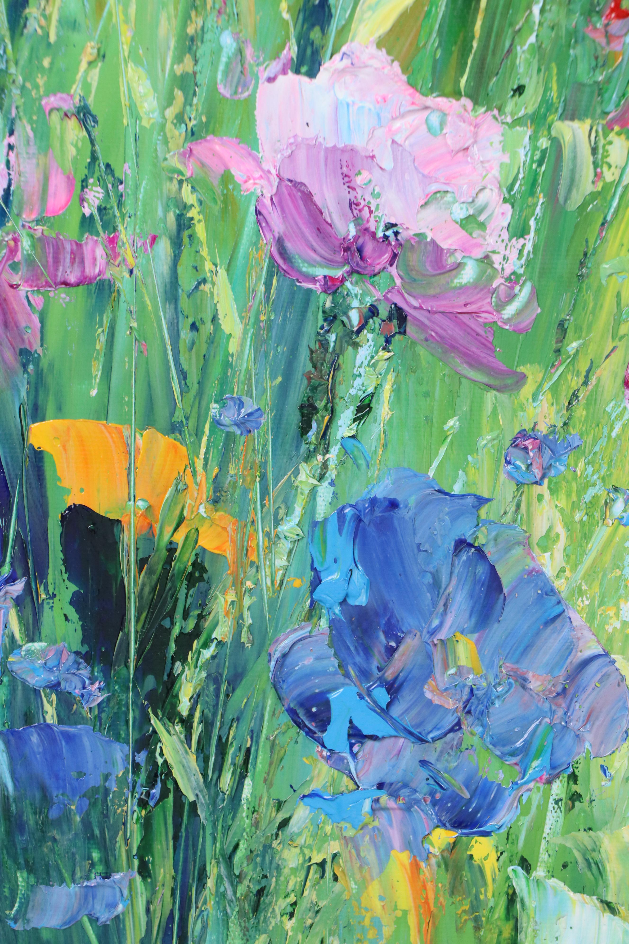 Ping Floral Oil Painting, 21st Century