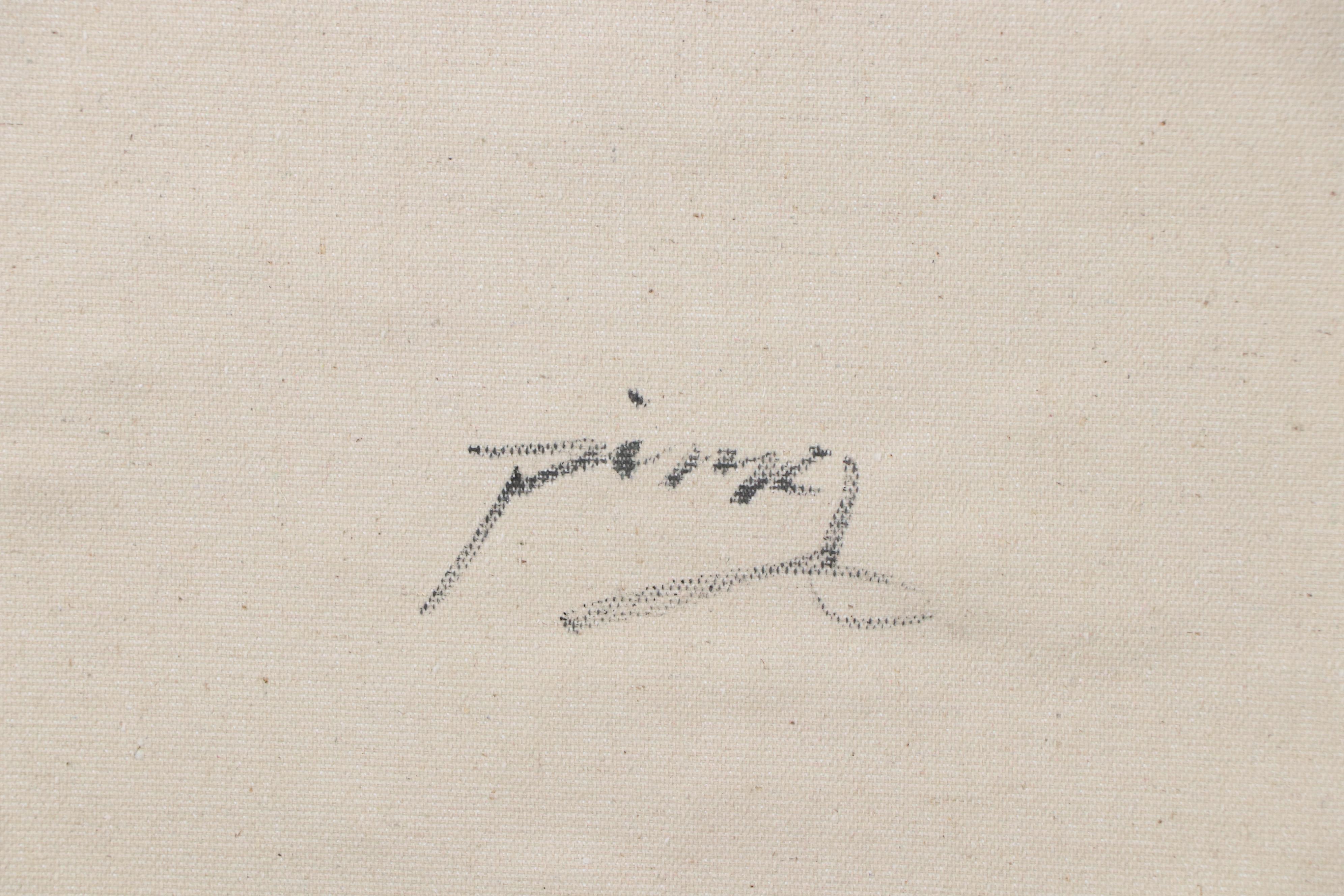 Ping Floral Oil Painting, 21st Century