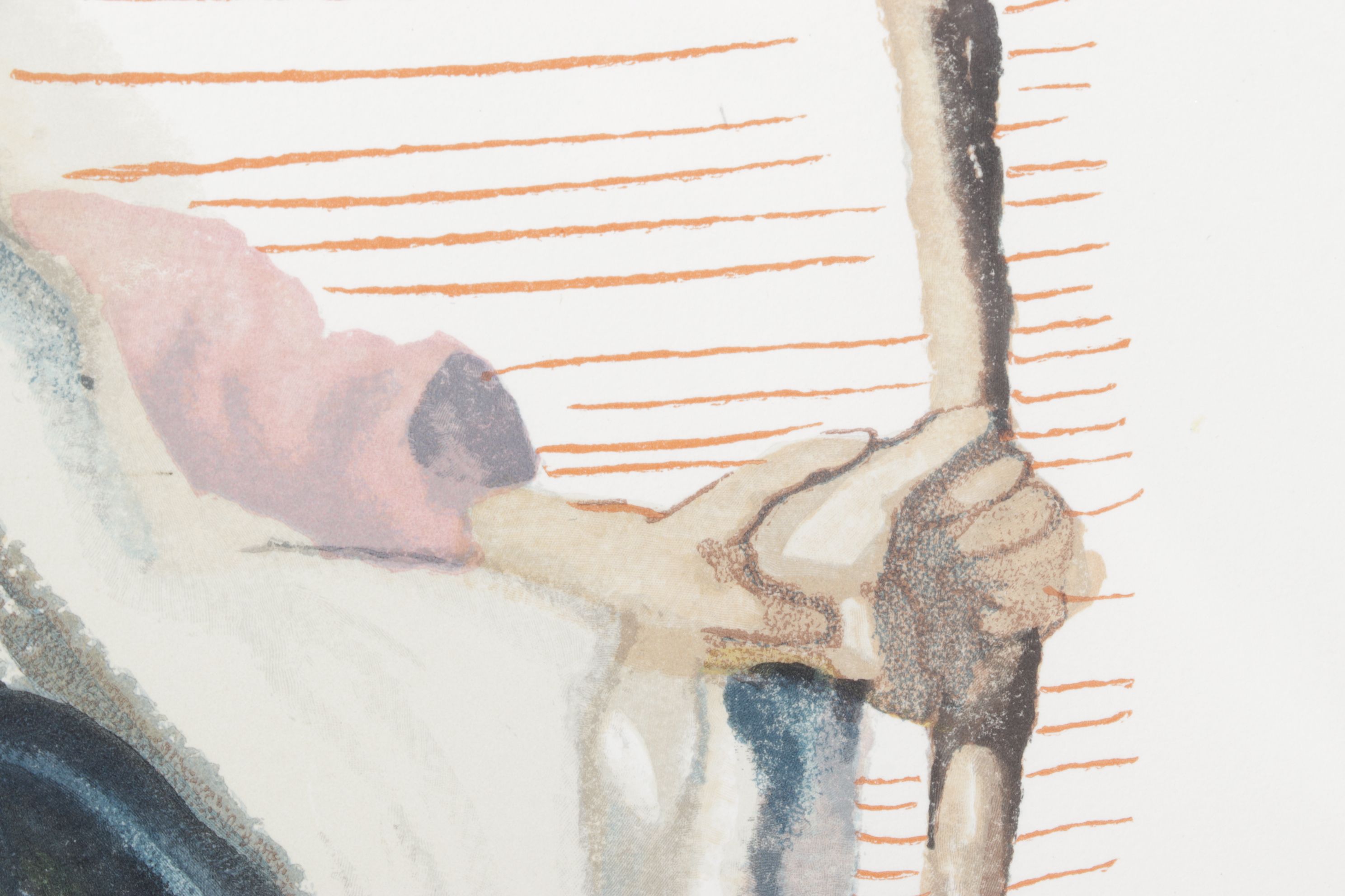 Salvador Dalí Wood Engraving "Un Esprit Interroge Dante"