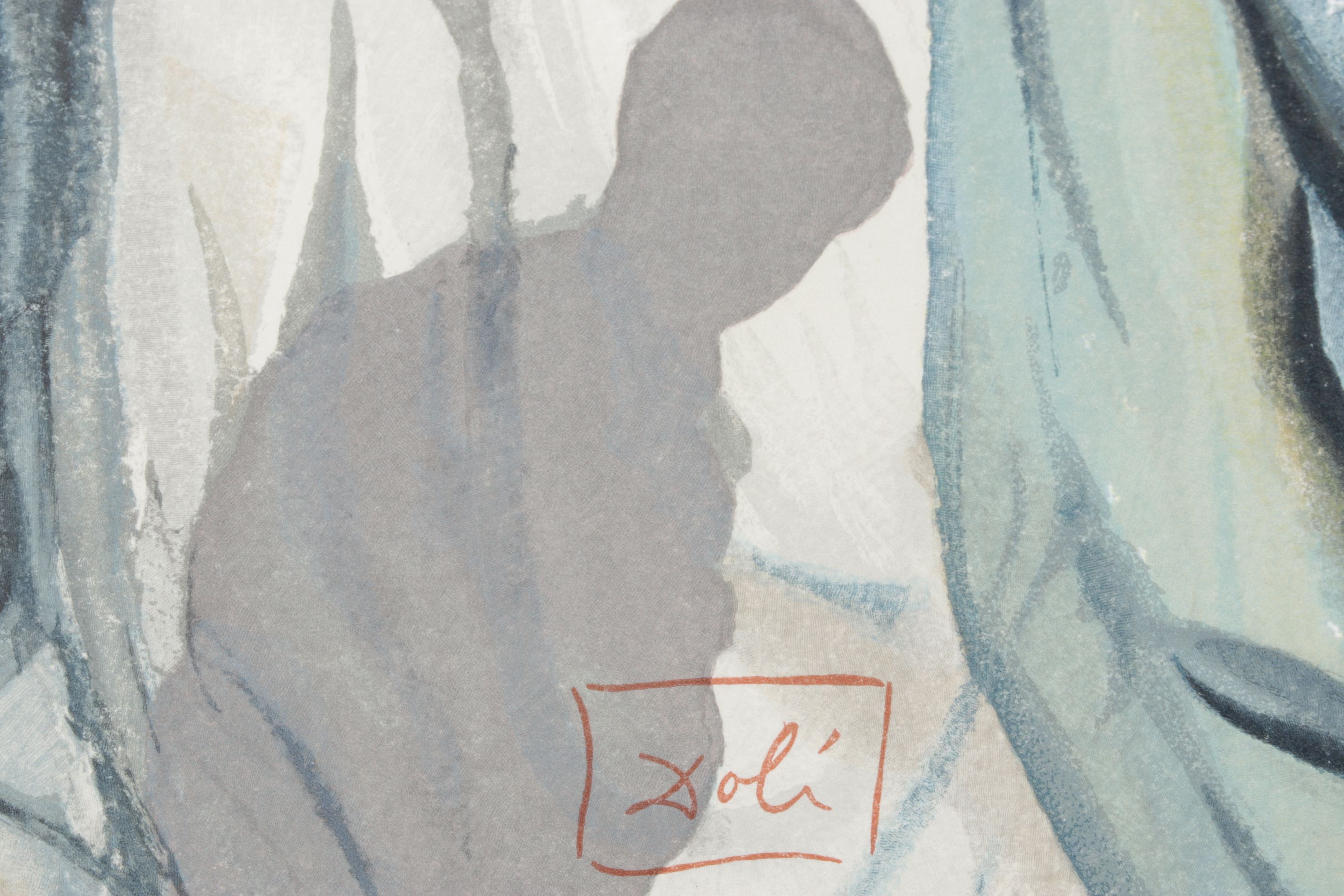 Salvador Dalí Wood Engraving "Un Esprit Interroge Dante"