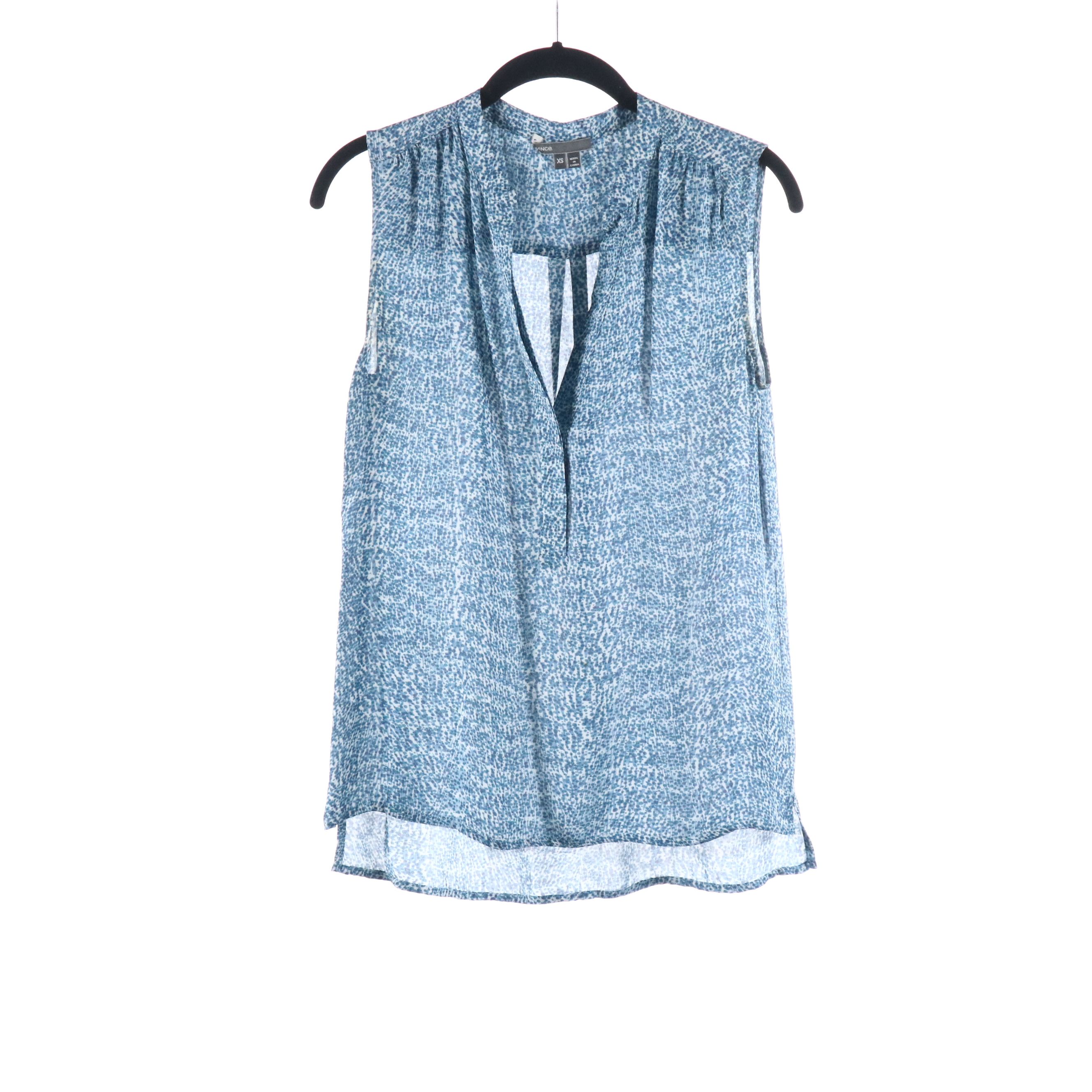 Vince Silk & Tibi Sleeveless Blouses With Officine Générale Cashmere Sweater