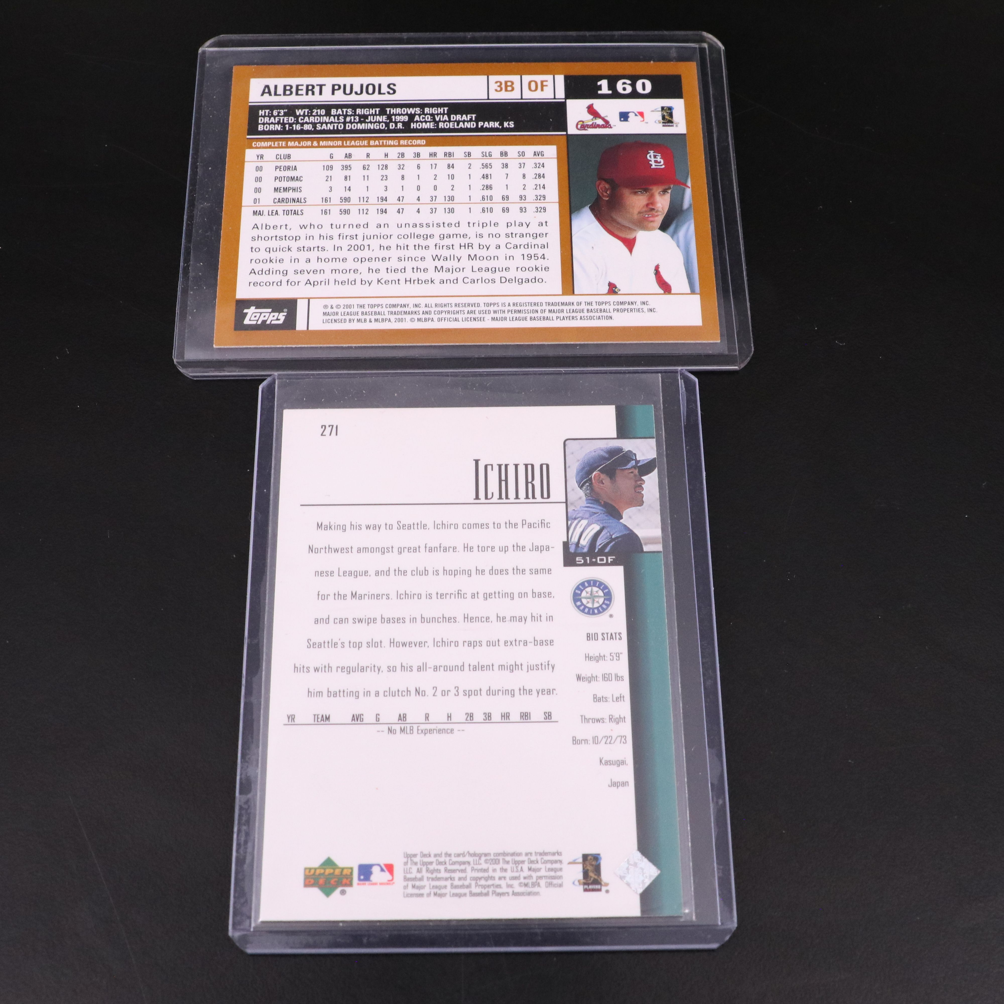 Miguel Cabrea, Ken Griffey Jr. and Ichiro Rookie Baseball Cards with More