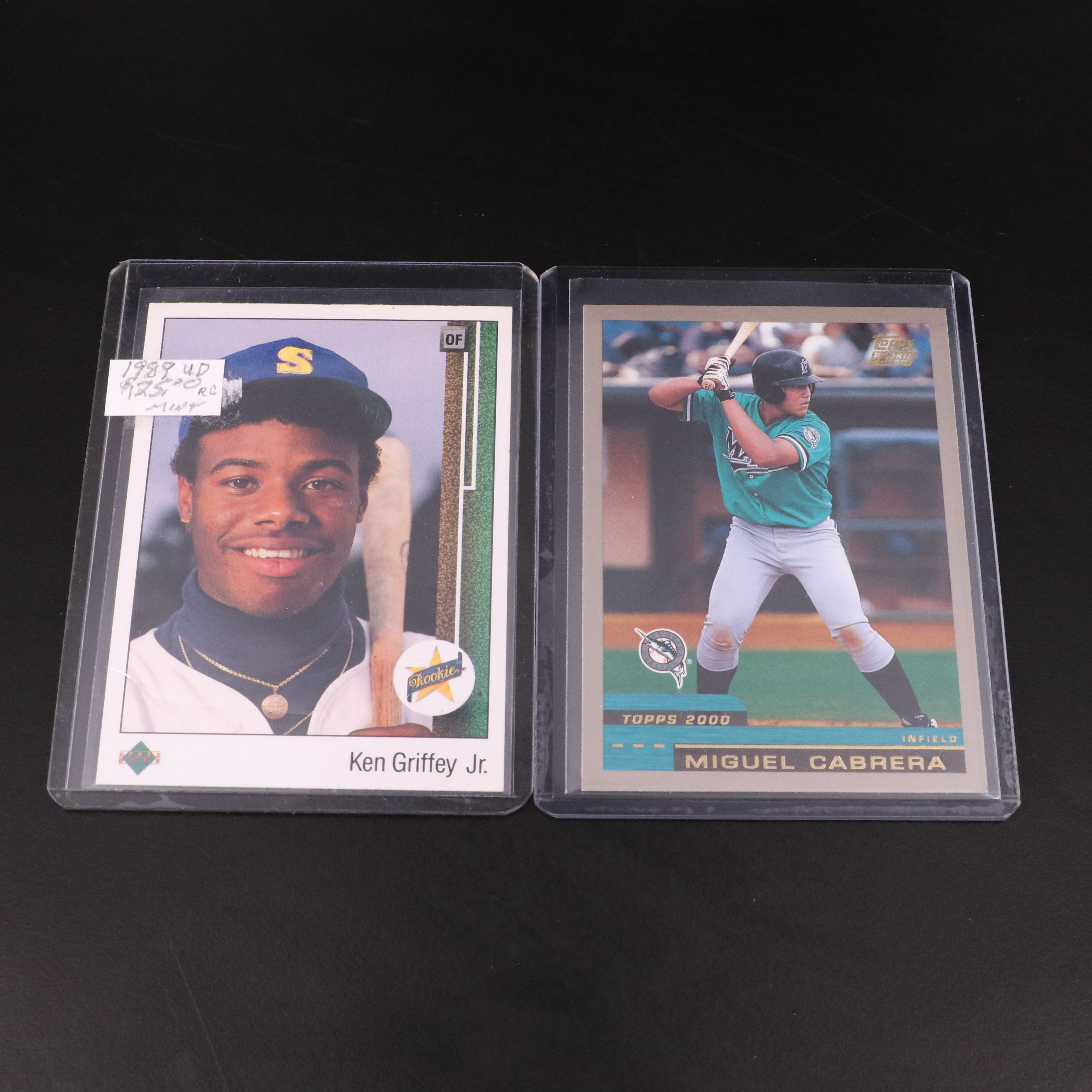 Miguel Cabrea, Ken Griffey Jr. and Ichiro Rookie Baseball Cards with More