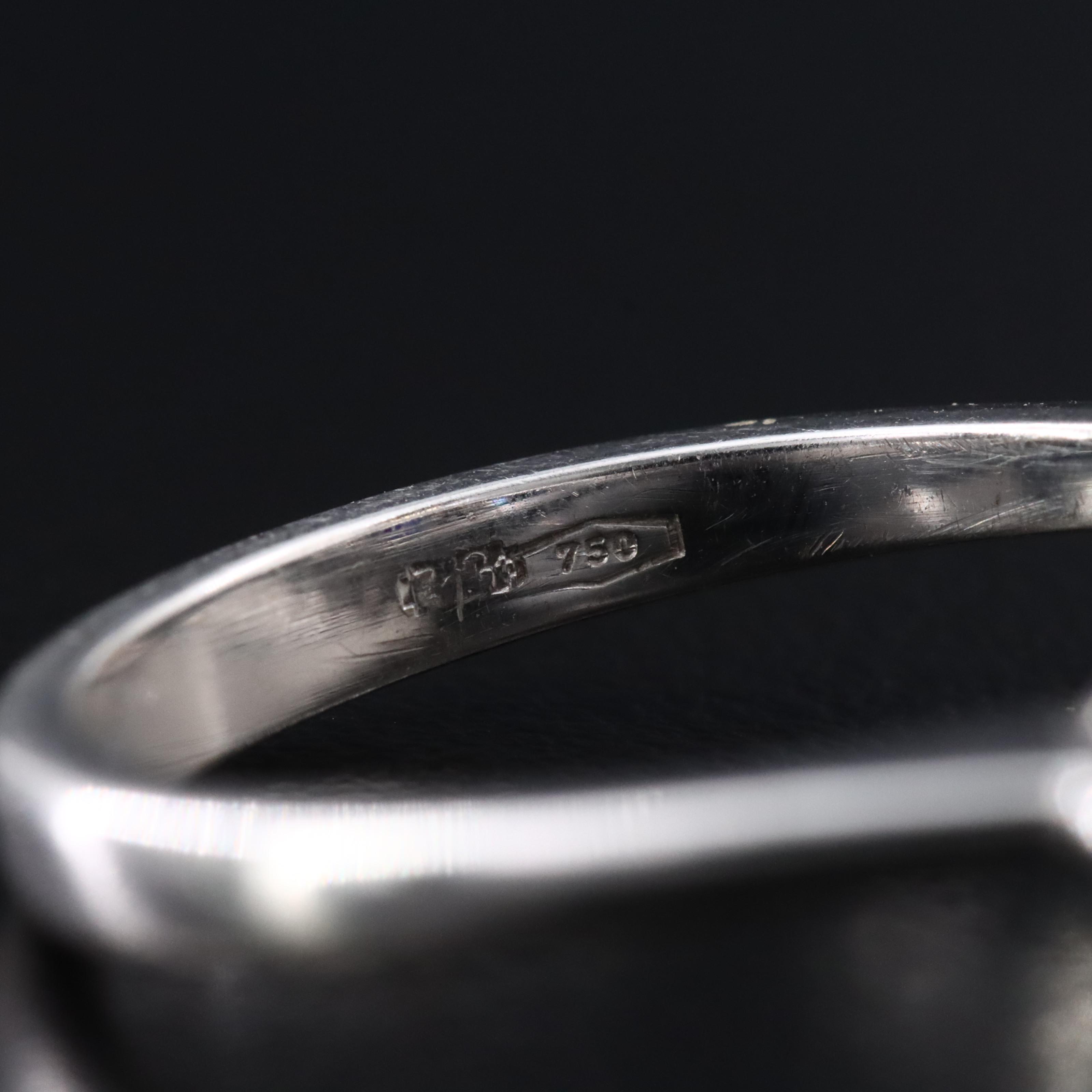 18K Sapphire and 1.10 CTW Diamond Ring