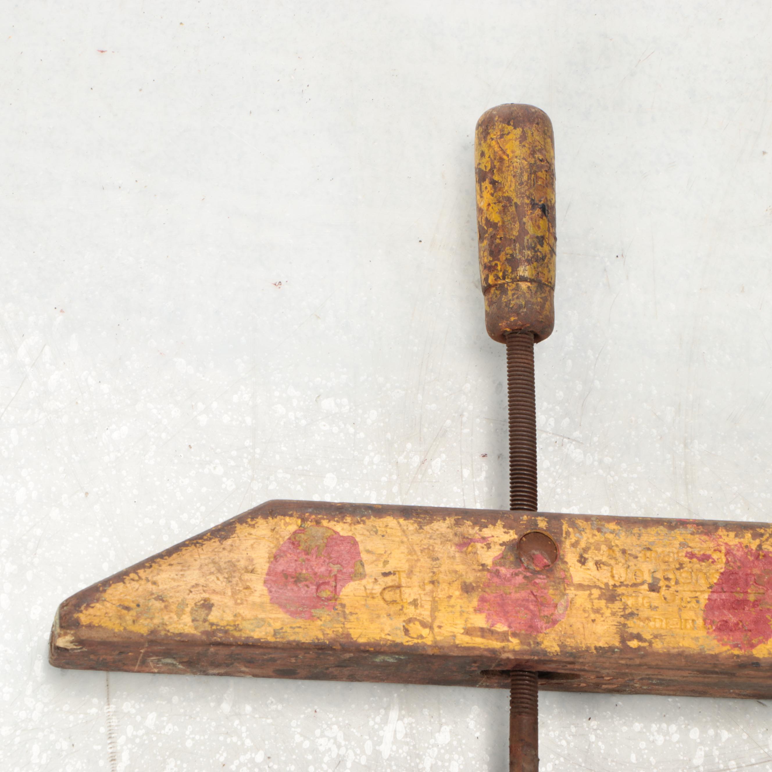 Wooden Hand-Screw Woodworking Clamps