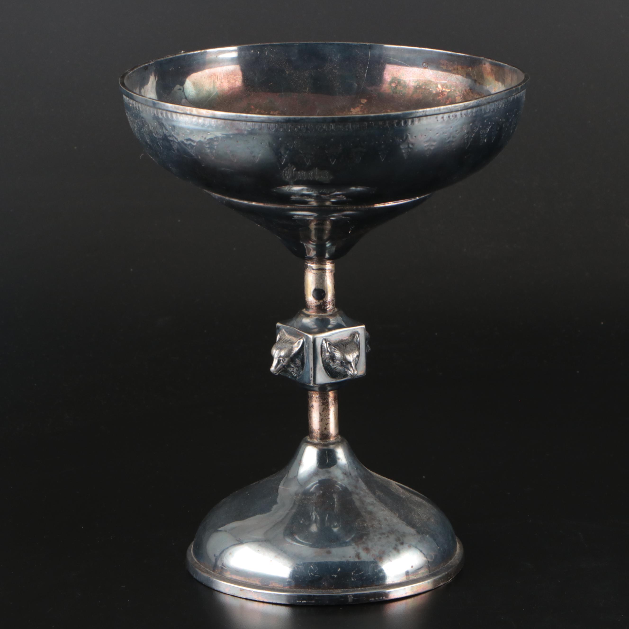 Webster Silver Plate Compote, Late 19th Century