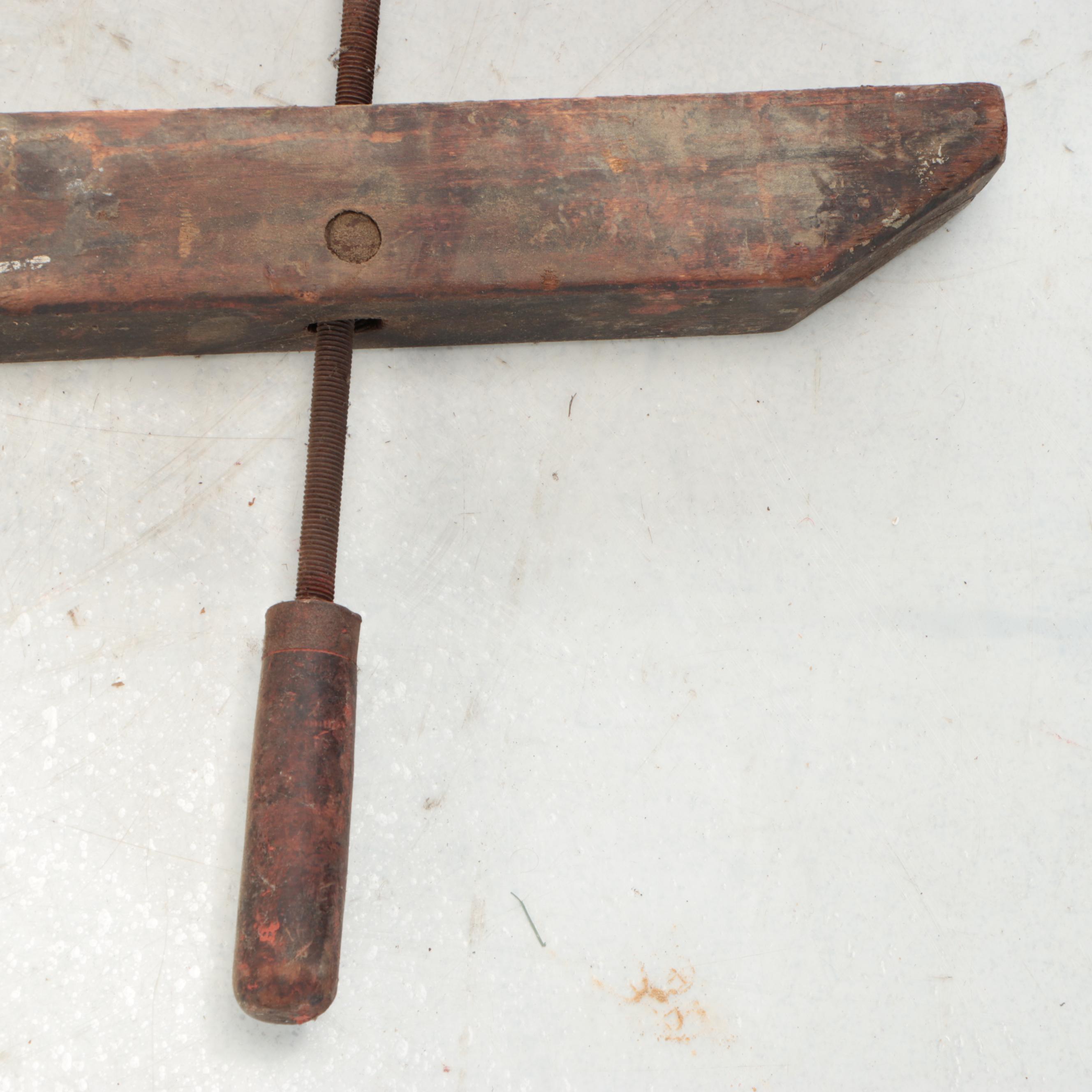 Wooden Hand-Screw Woodworking Clamps