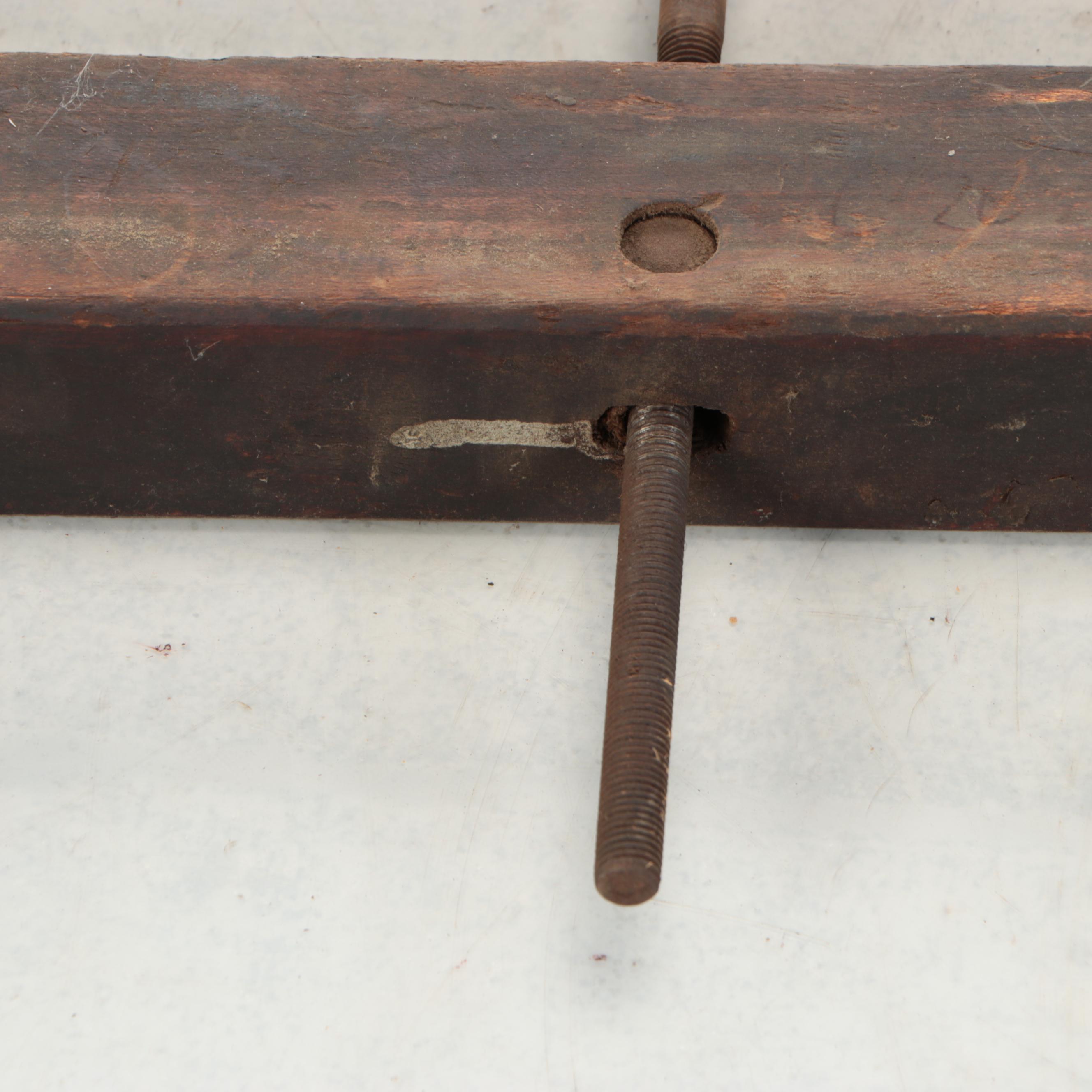 Wooden Hand-Screw Woodworking Clamps