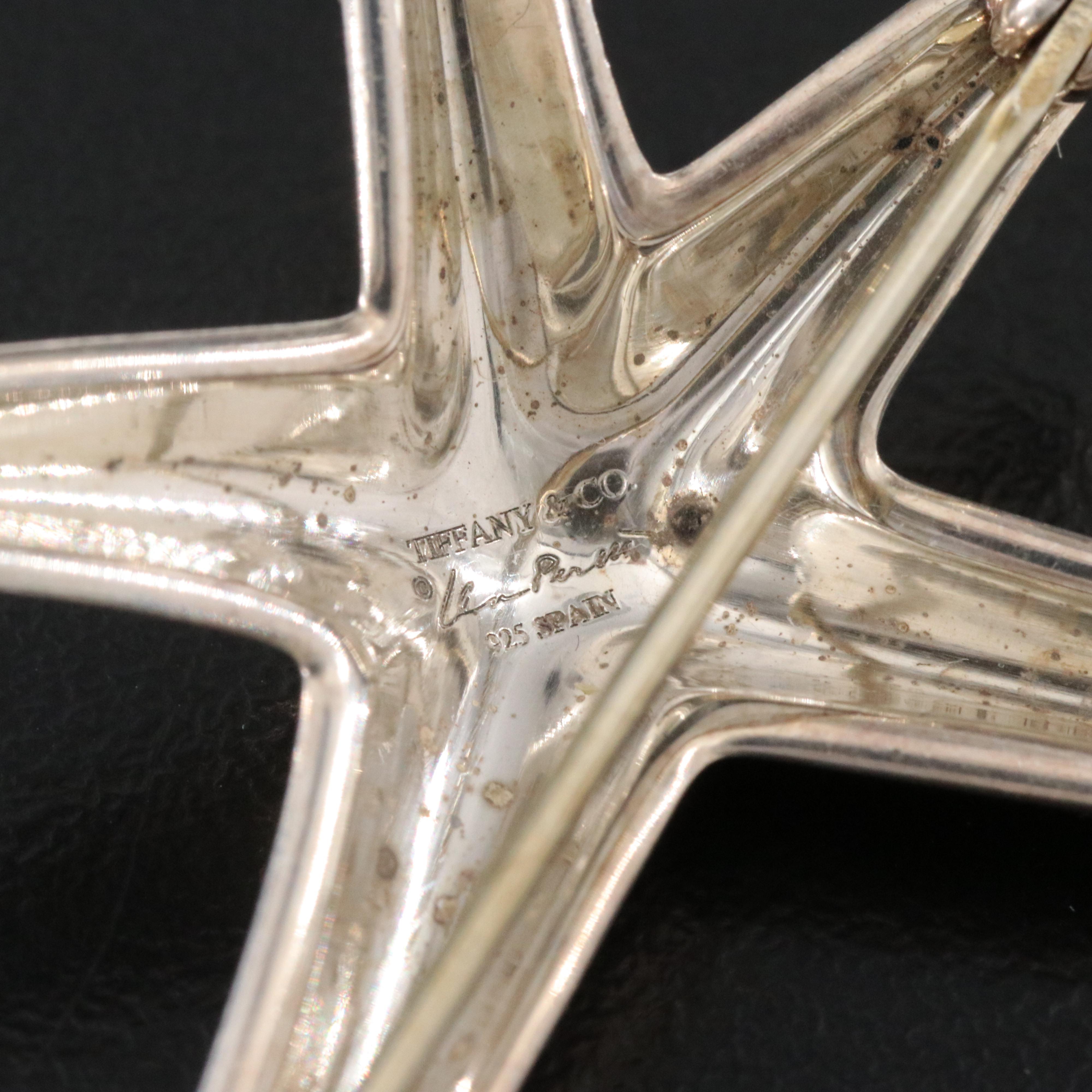 Elsa Peretti for Tiffany & Co. Sterling Starfish Brooch