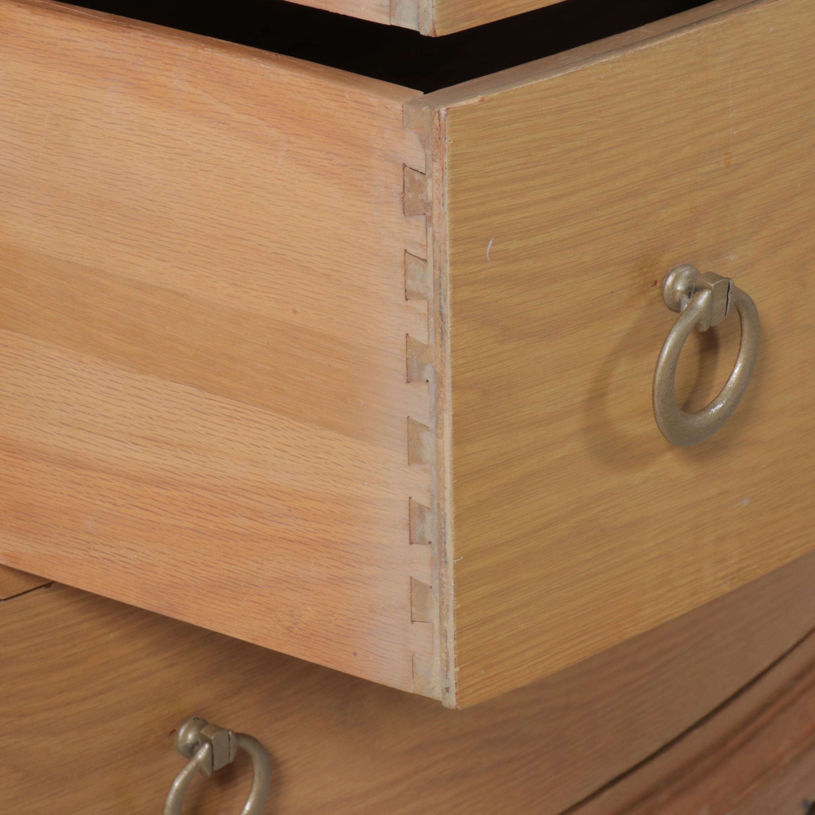 French Provincial Chest of Drawers, Desk, and Chair