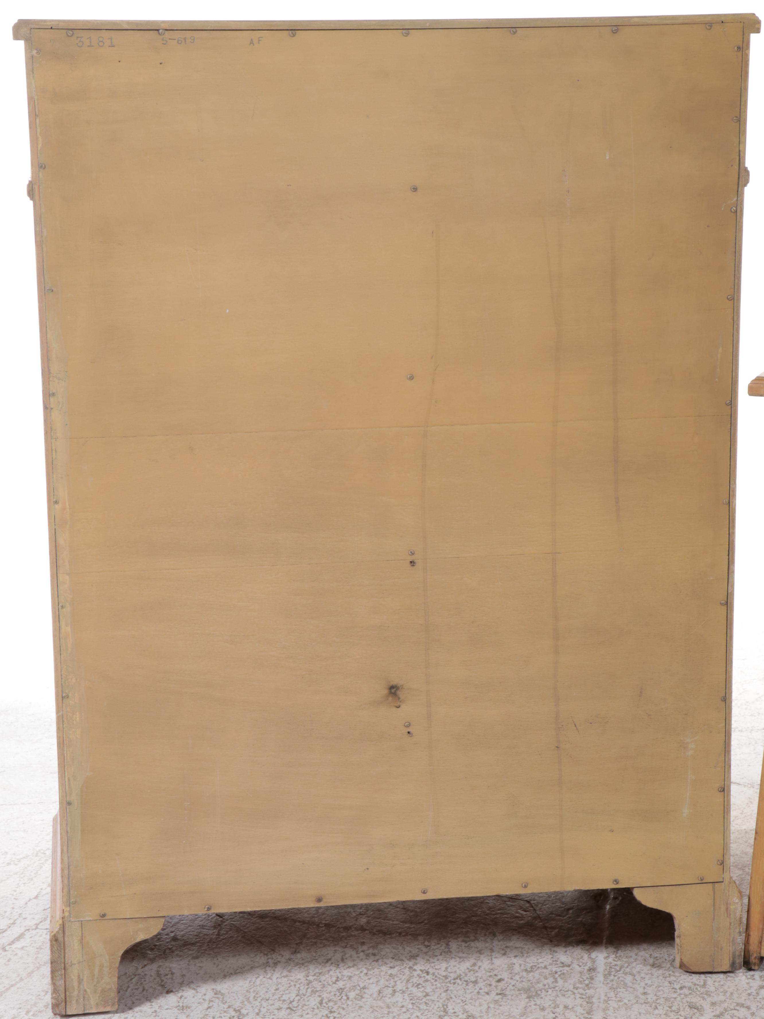 French Provincial Chest of Drawers, Desk, and Chair