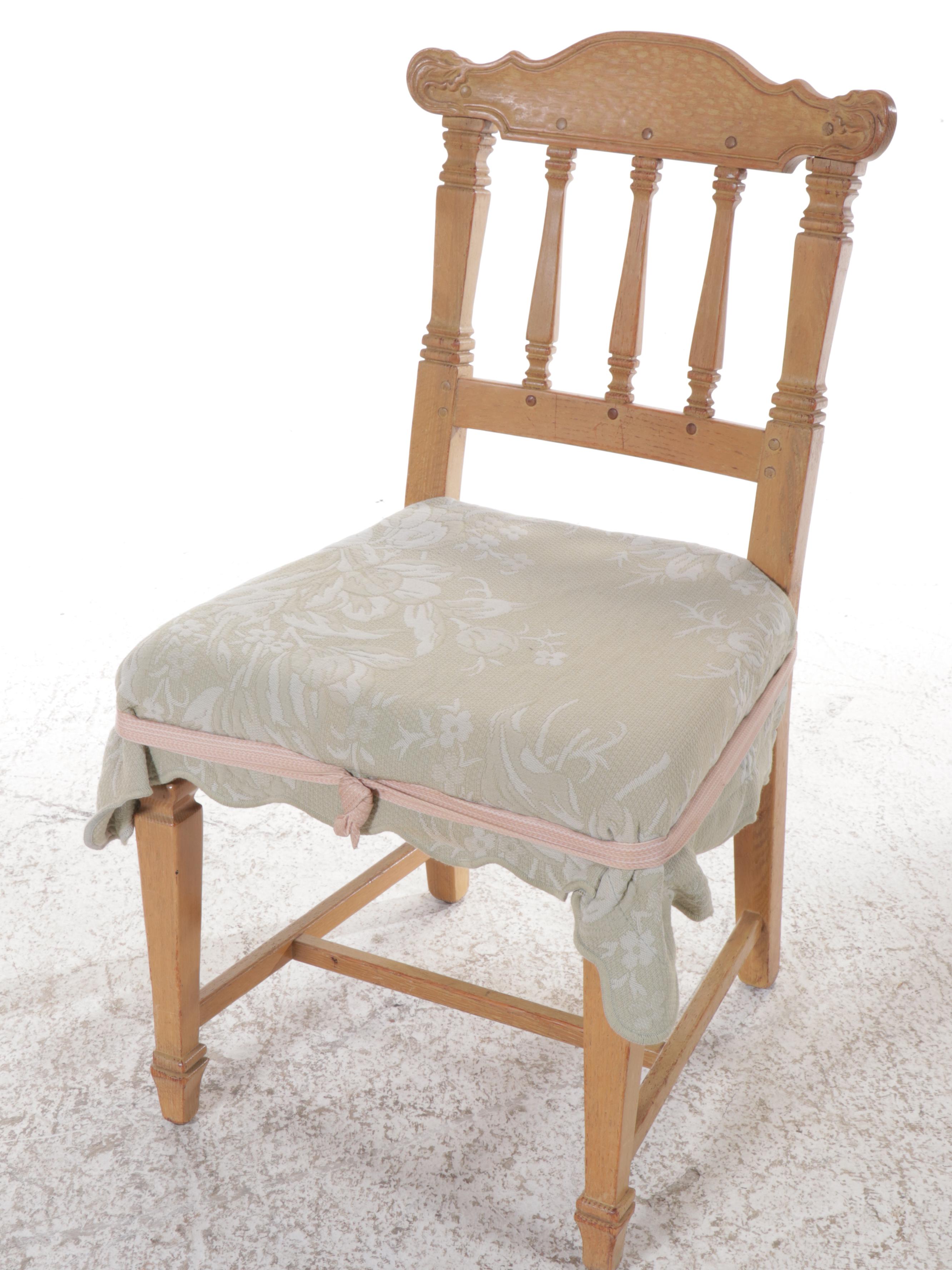 French Provincial Chest of Drawers, Desk, and Chair