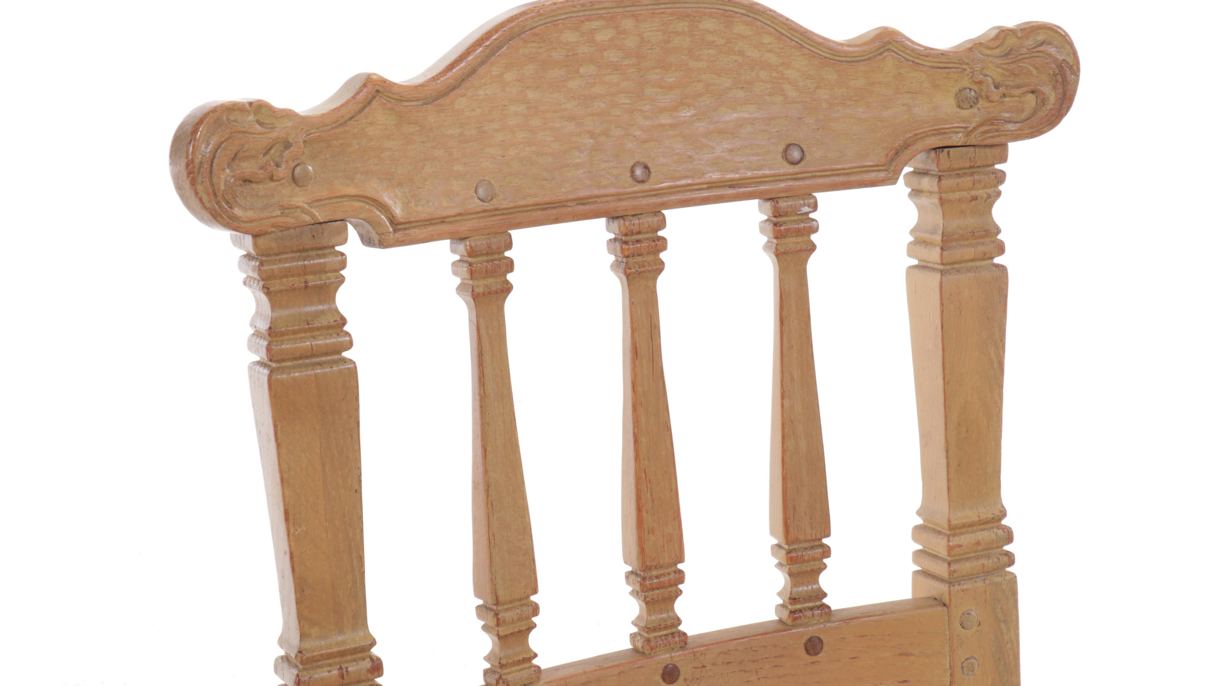 French Provincial Chest of Drawers, Desk, and Chair