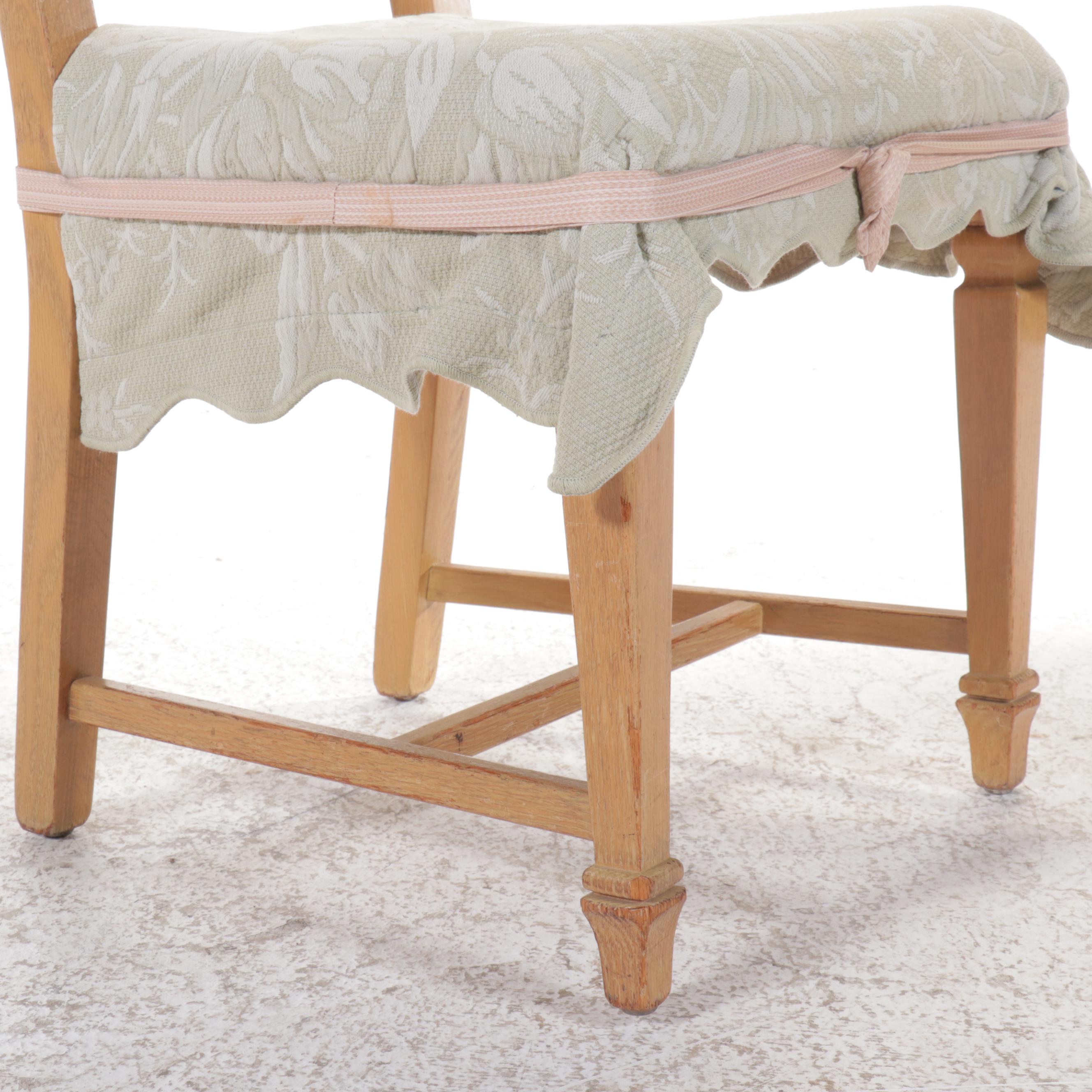 French Provincial Chest of Drawers, Desk, and Chair