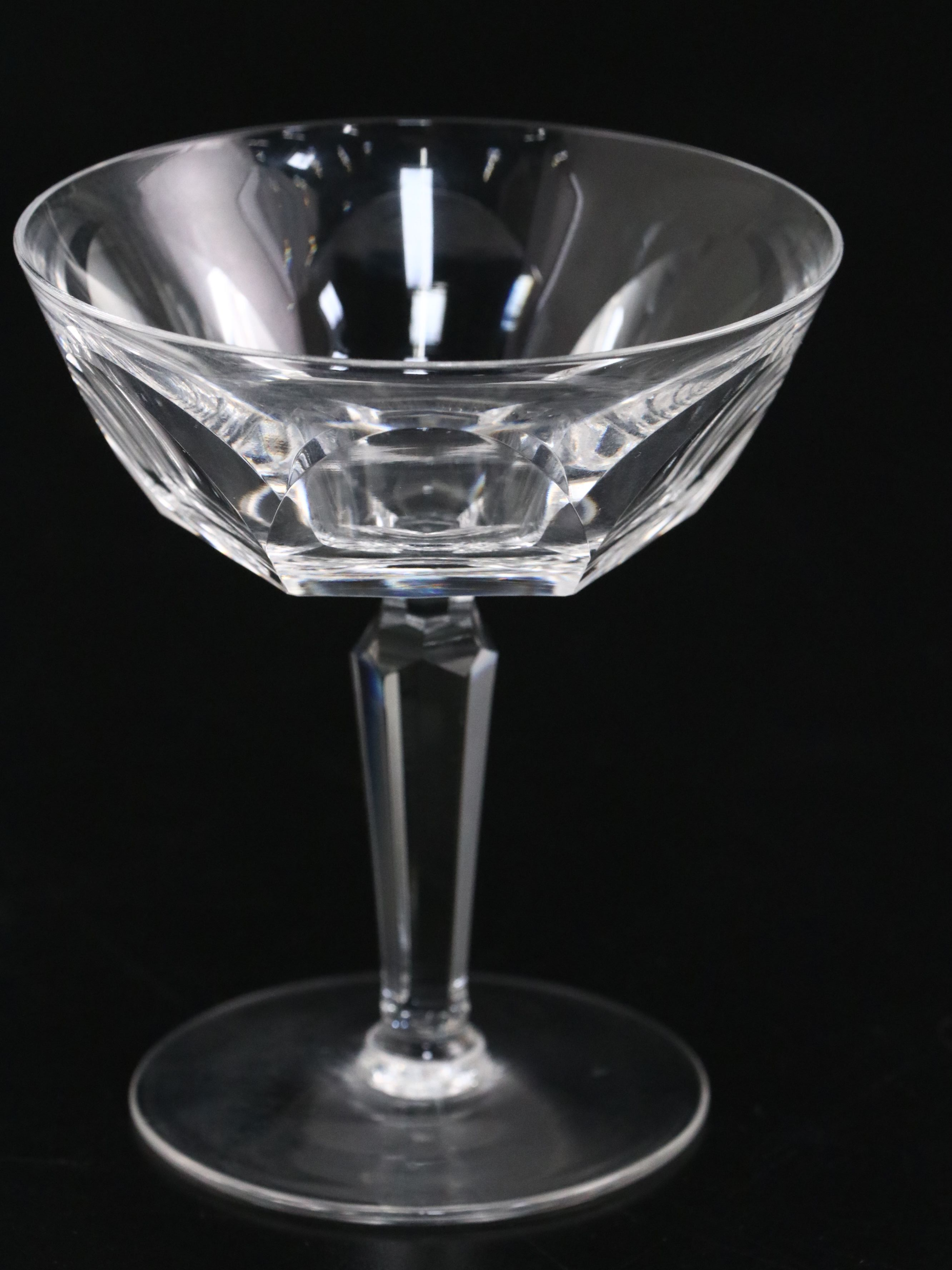 Waterford "Sheila" Crystal Champagne Coupes, Wine Glasses, and Water Goblets