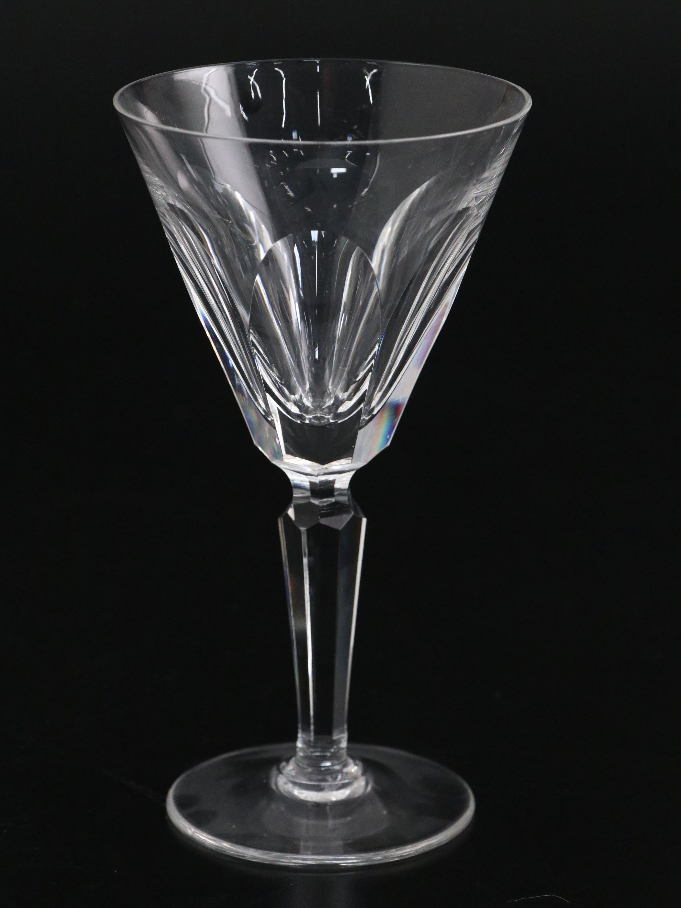 Waterford "Sheila" Crystal Champagne Coupes, Wine Glasses, and Water Goblets