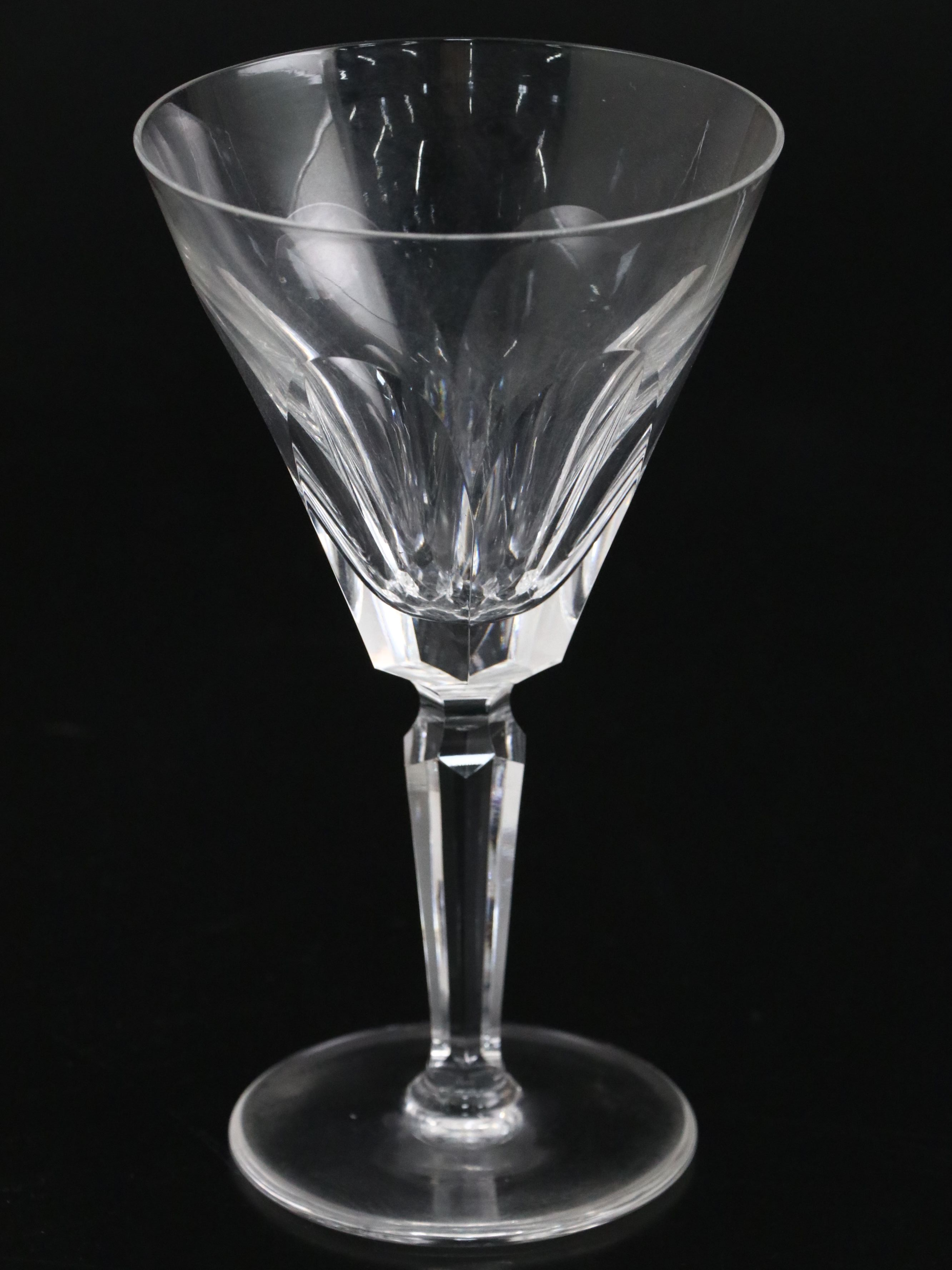 Waterford "Sheila" Crystal Champagne Coupes, Wine Glasses, and Water Goblets
