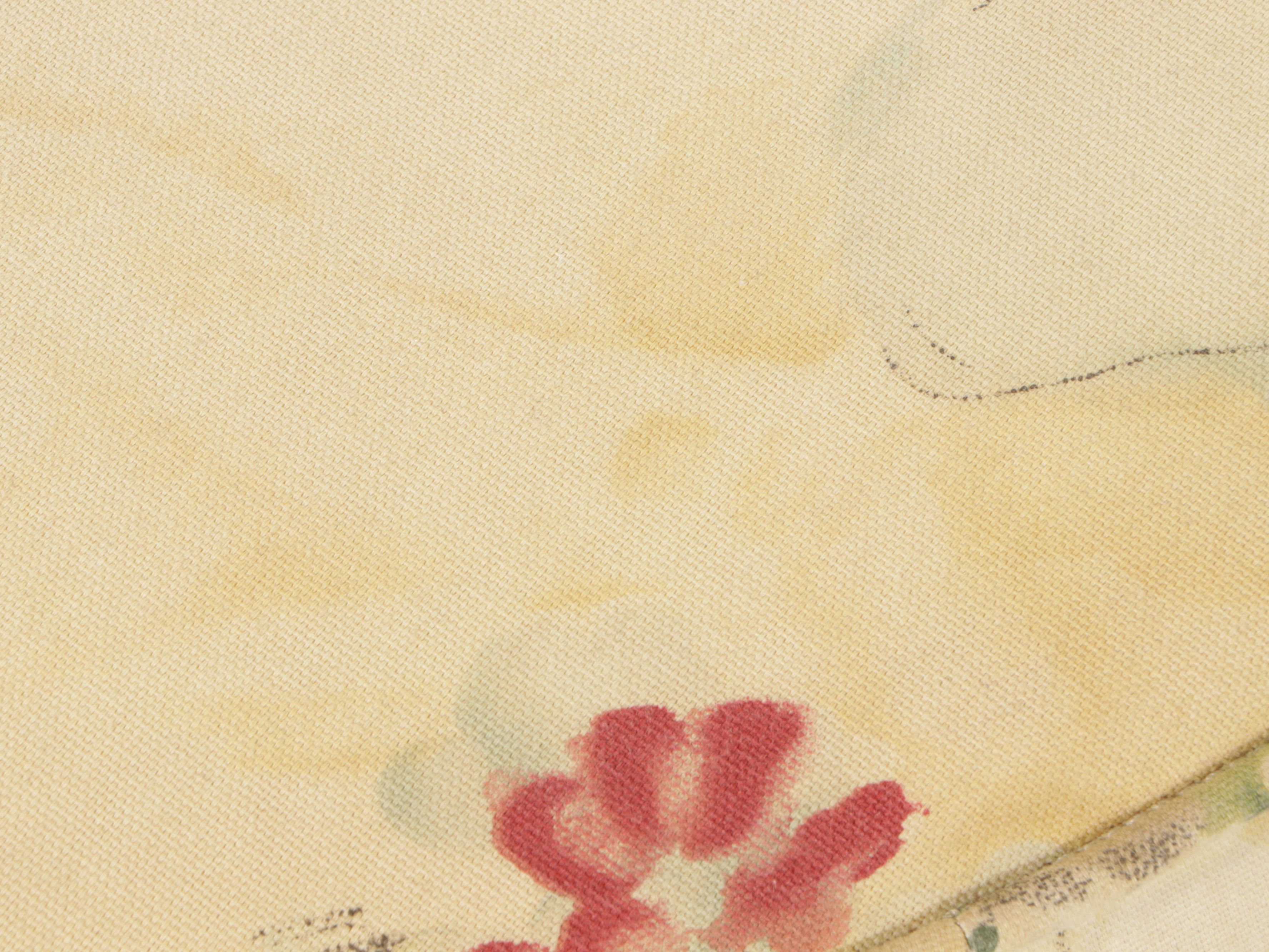 Bernhardt Gilt-Finished French Provincial Armchair and Ottoman