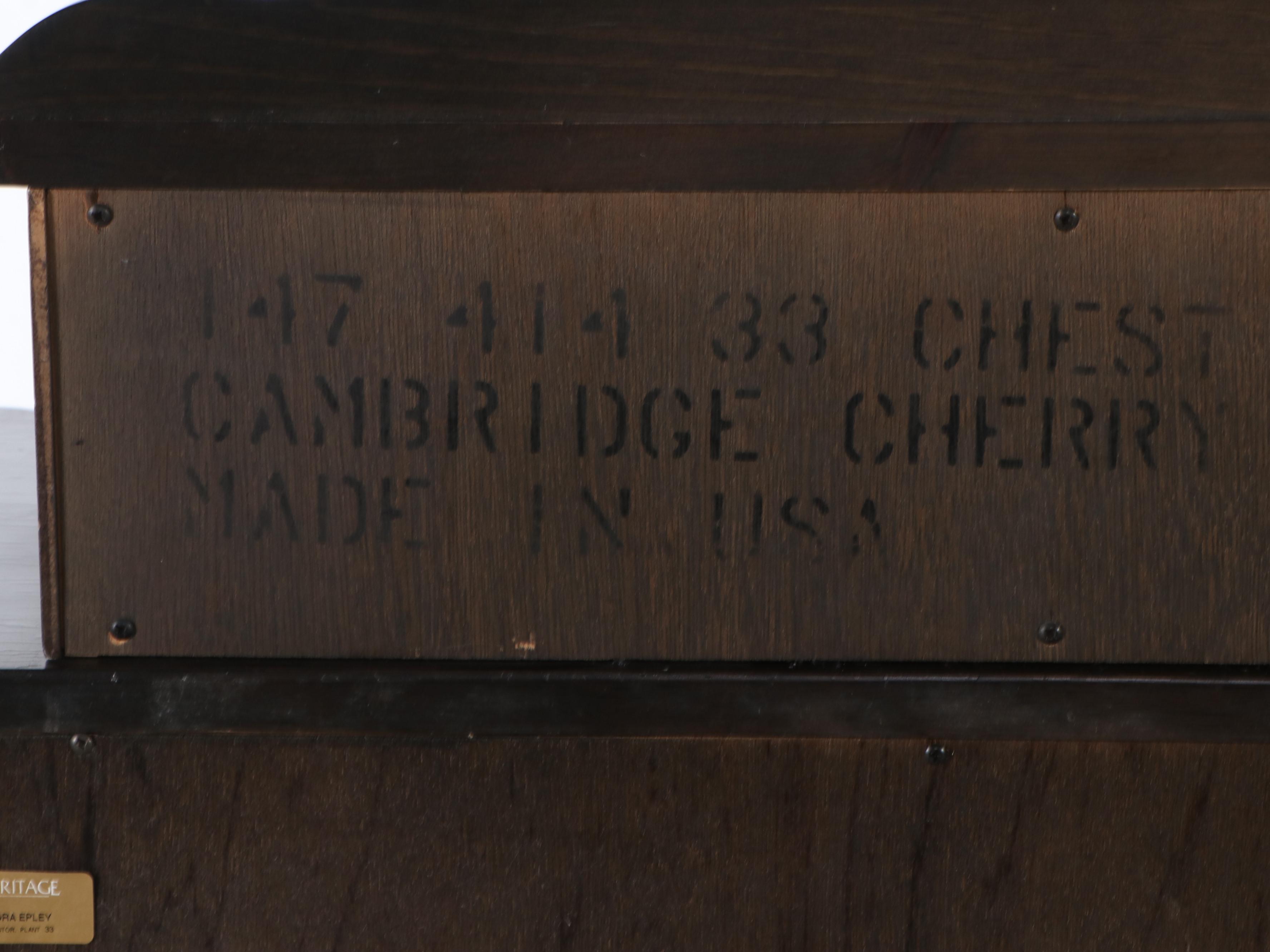 Drexel-Heritage "Cambridge Cherry" Chest of Drawers