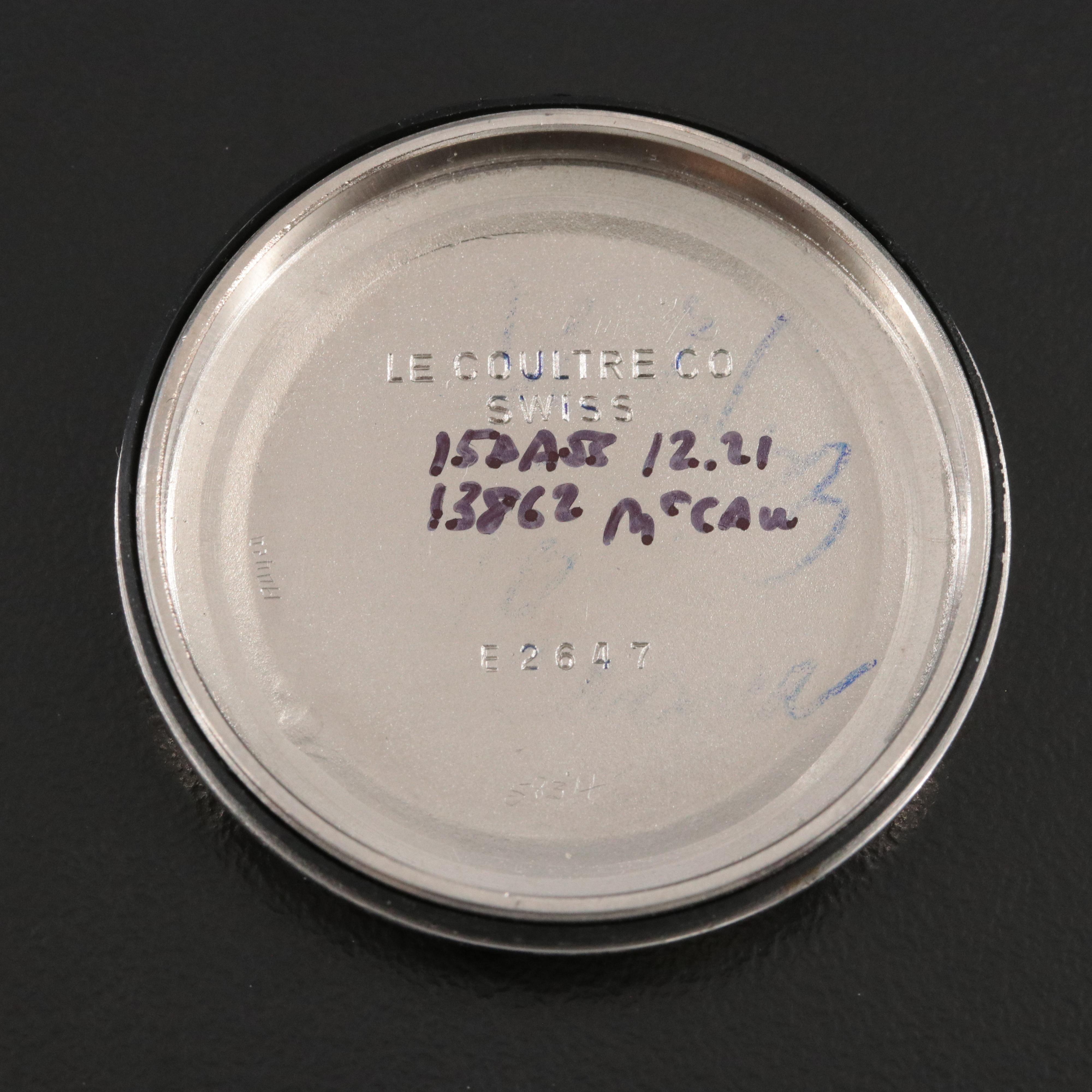 LeCoultre Calculator Chronograph Vintage Watch c.1960s