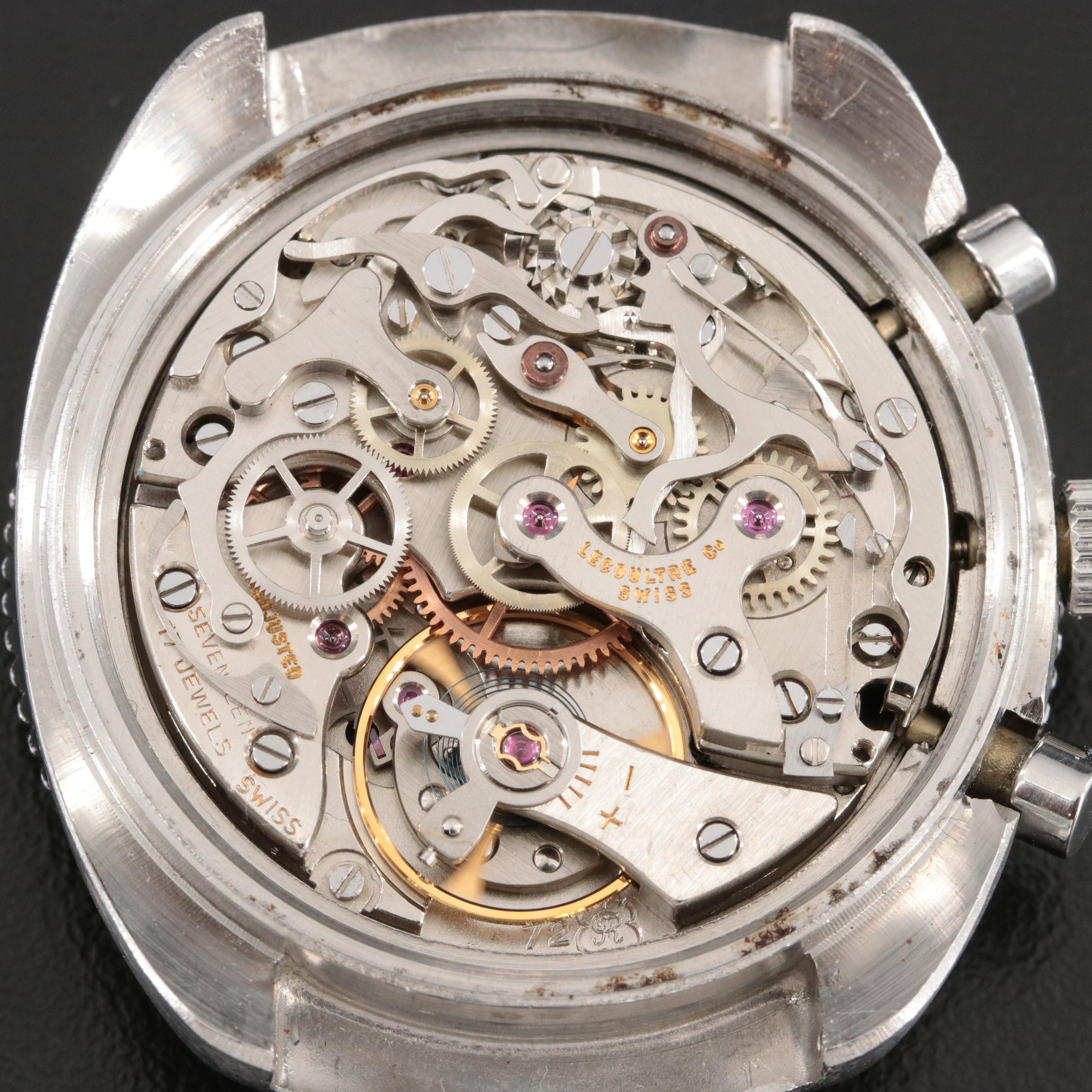 LeCoultre Calculator Chronograph Vintage Watch c.1960s