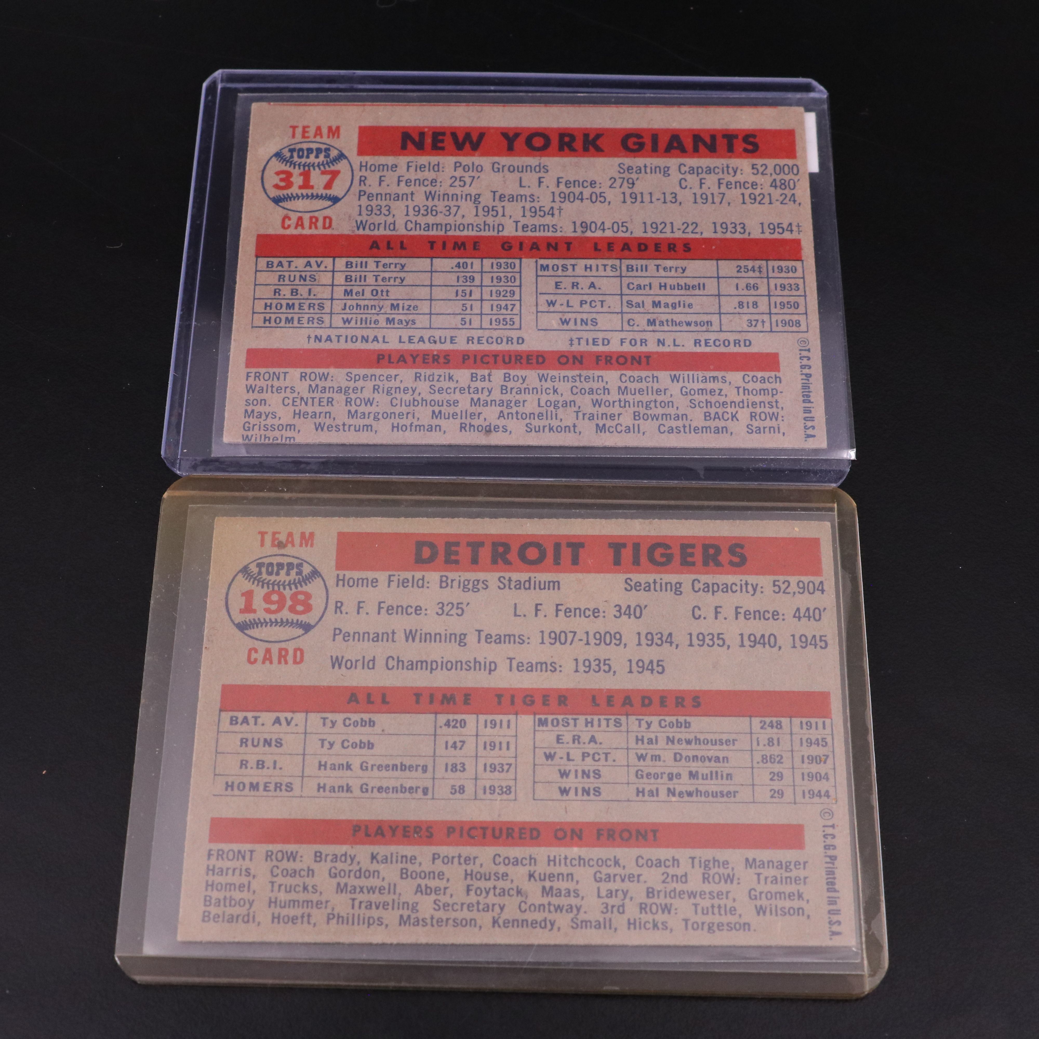 Topps Baseball Cards Featuring Ernie Banks and More, 1957-1959