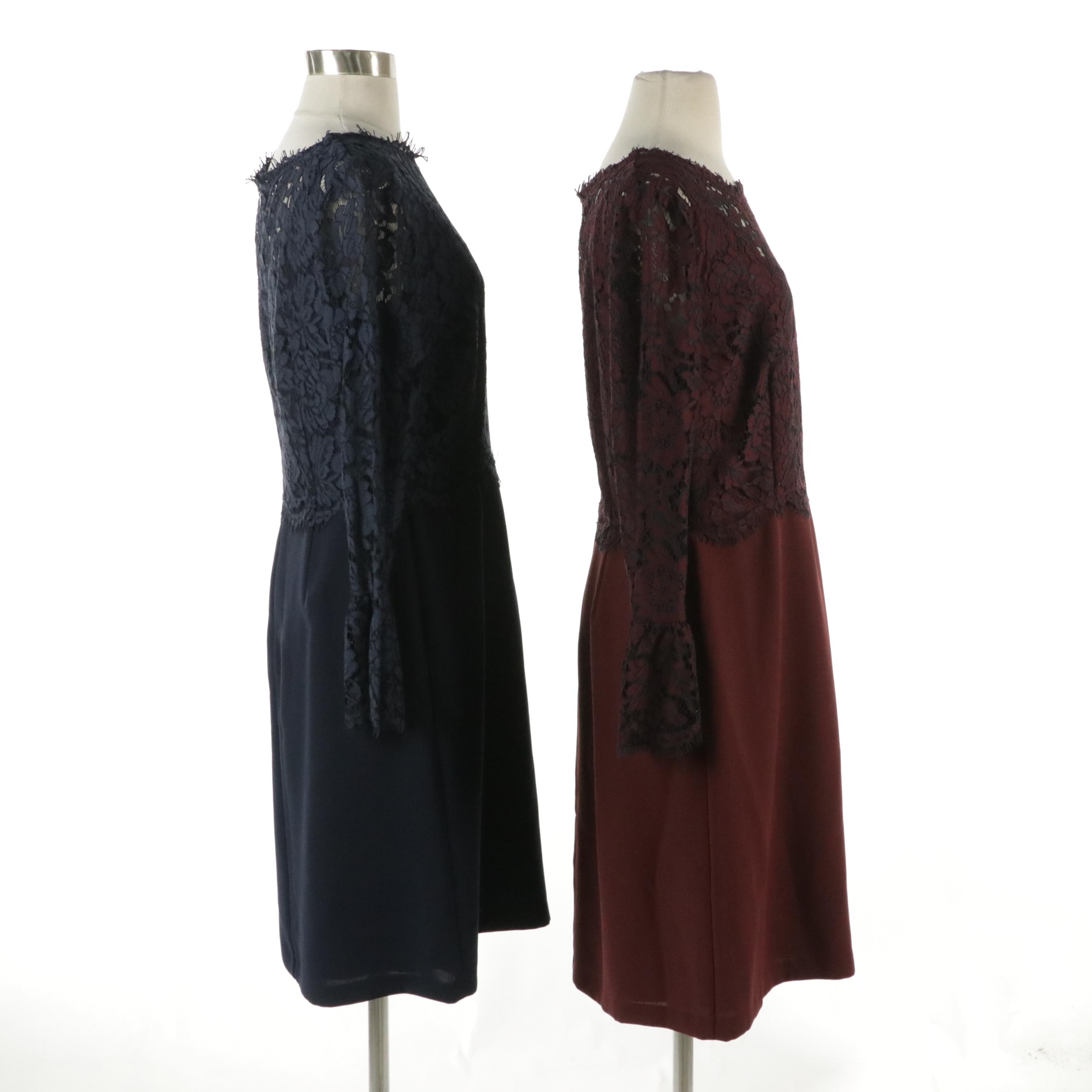 RSVP by Talbots Bell Sleeve Lace Cocktail Dresses