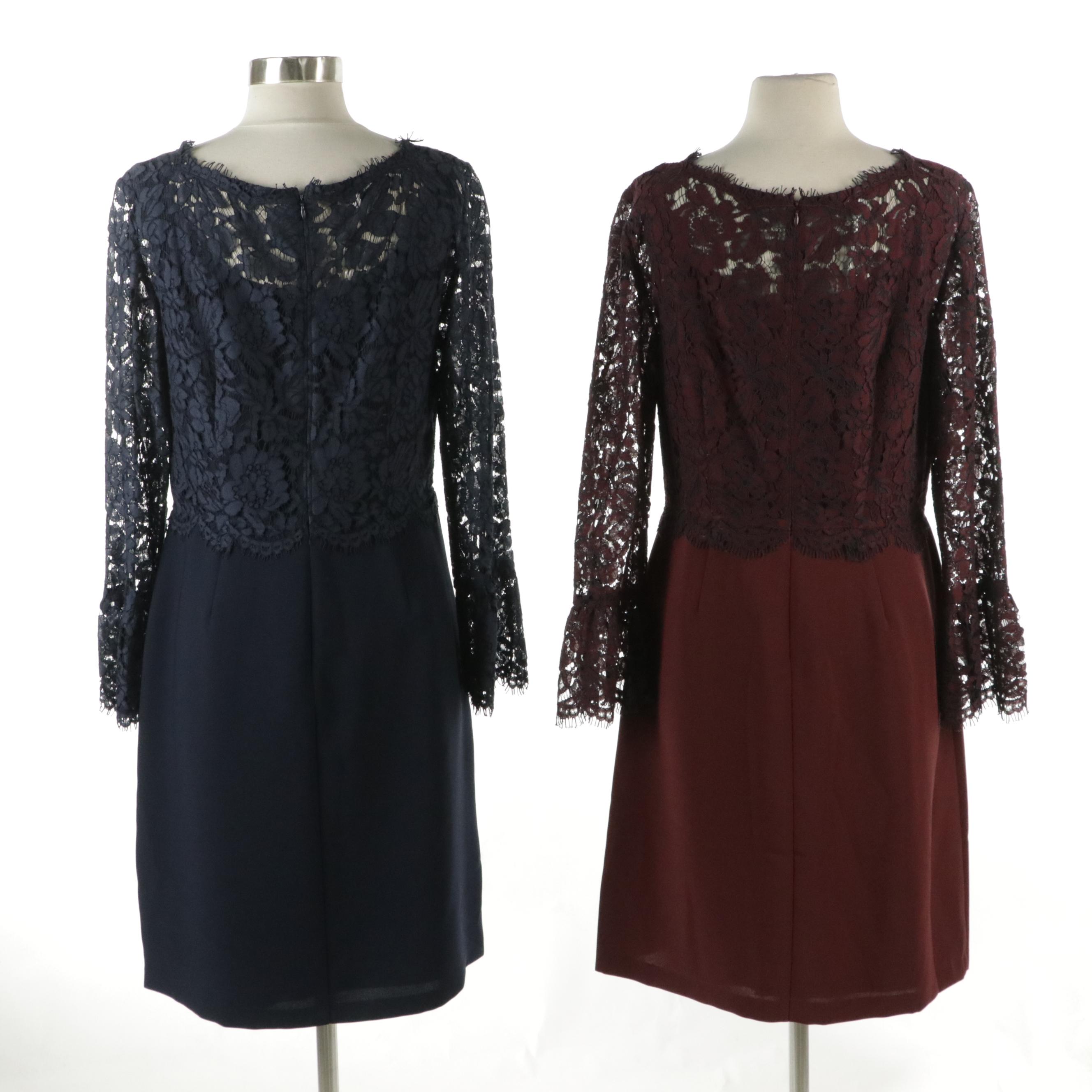 RSVP by Talbots Bell Sleeve Lace Cocktail Dresses