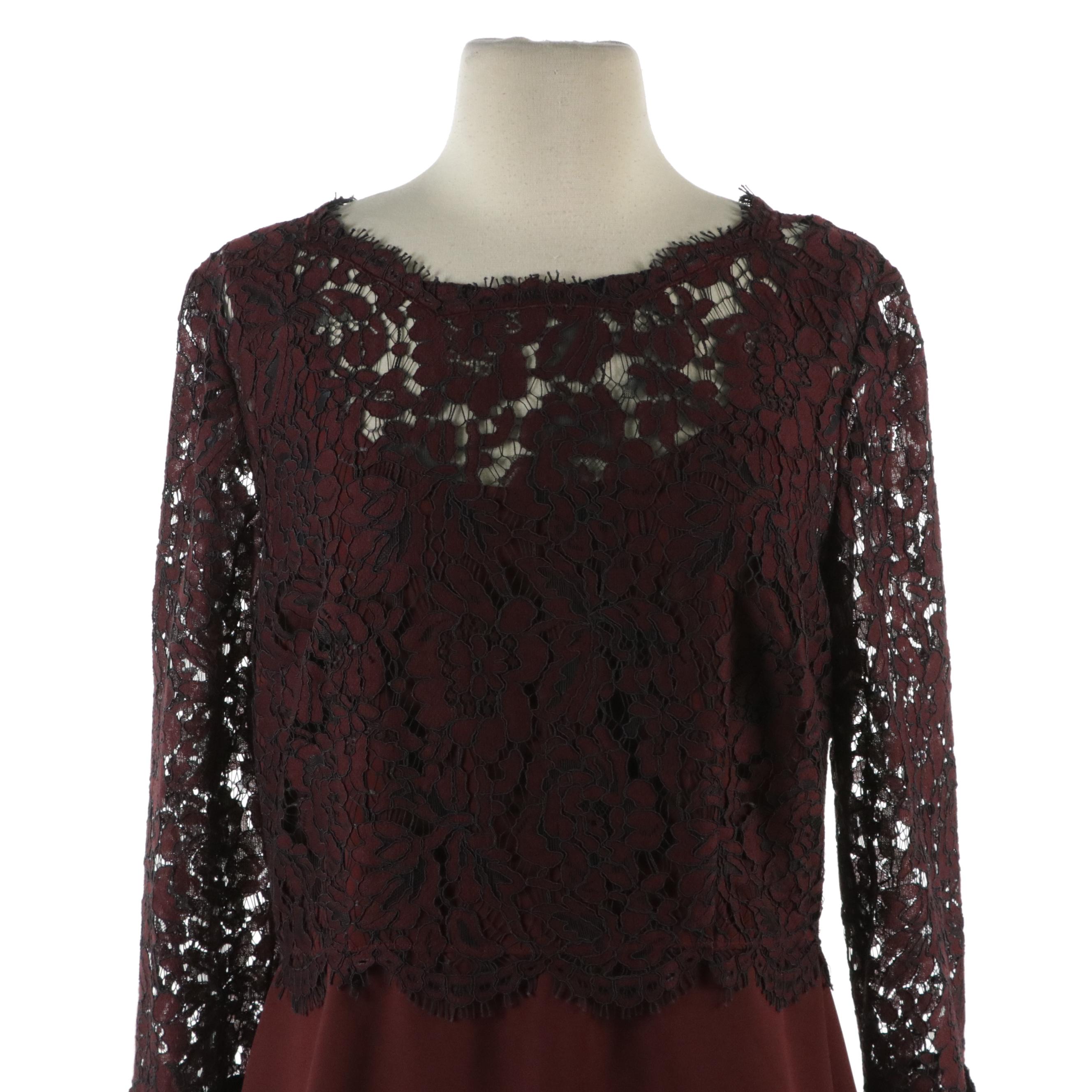 RSVP by Talbots Bell Sleeve Lace Cocktail Dresses