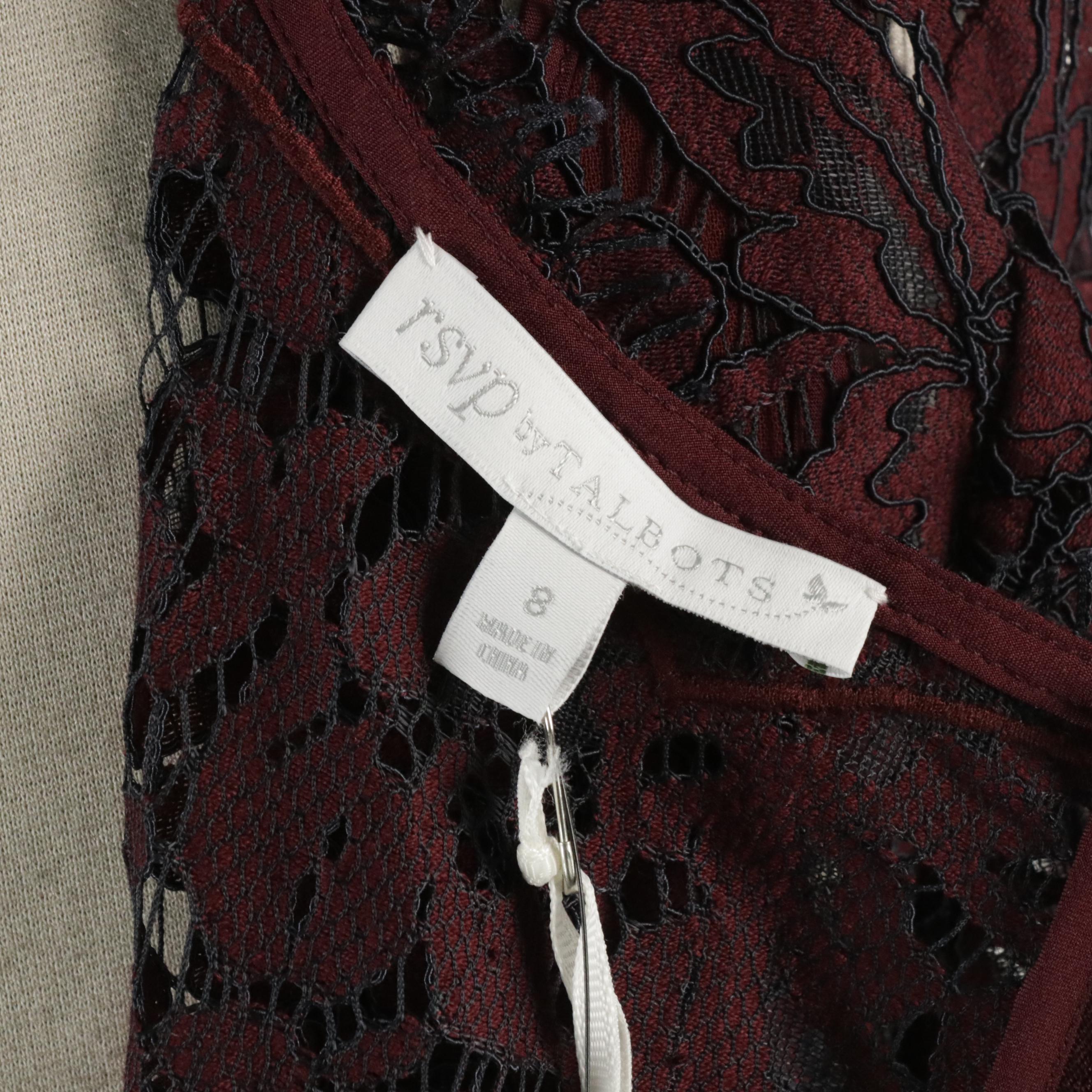 RSVP by Talbots Bell Sleeve Lace Cocktail Dresses