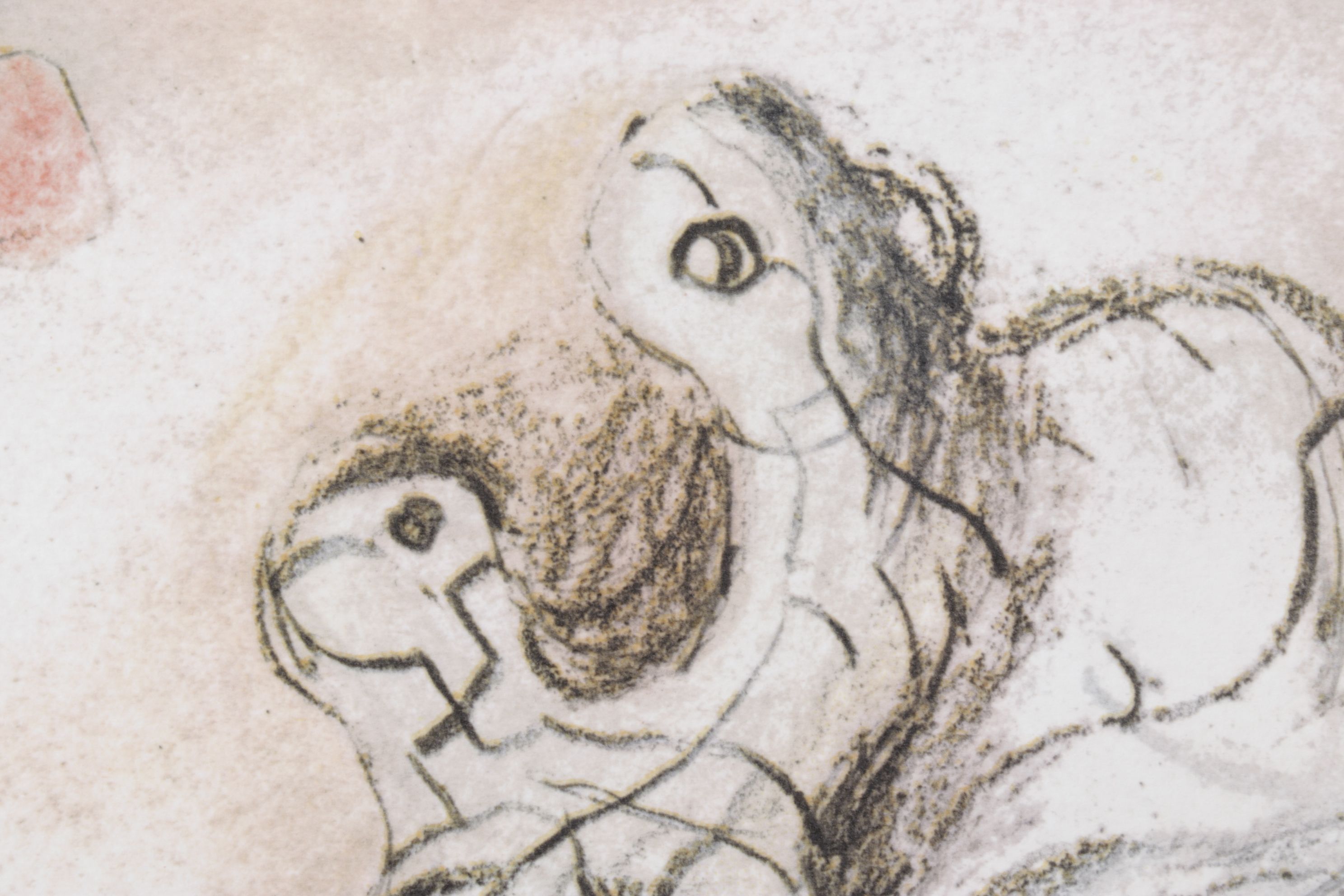 Offset Lithograph After Henry Moore “Seated Mother & Child," 1980