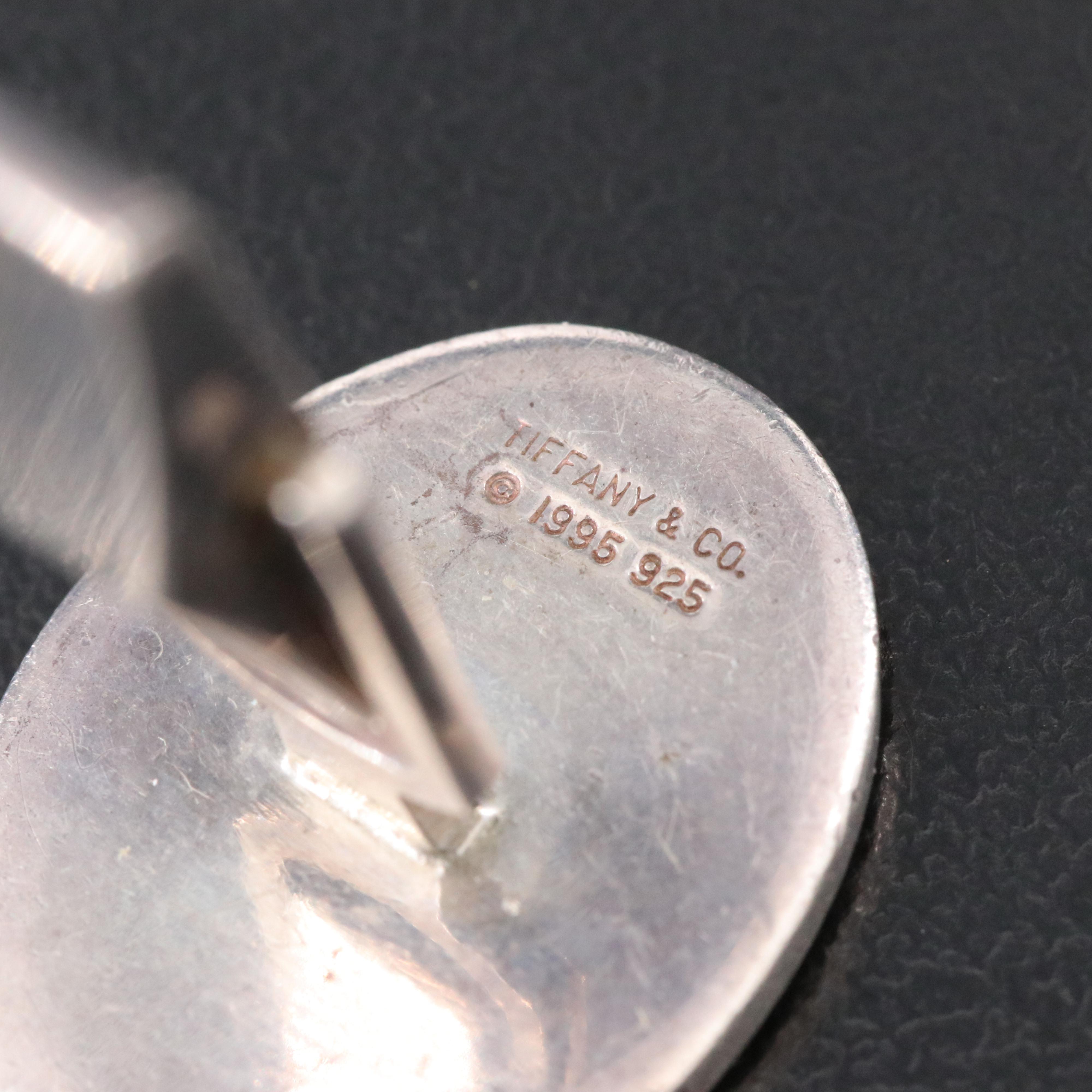 Tiffany & Co. Atlas Sterling Grooved Cufflinks