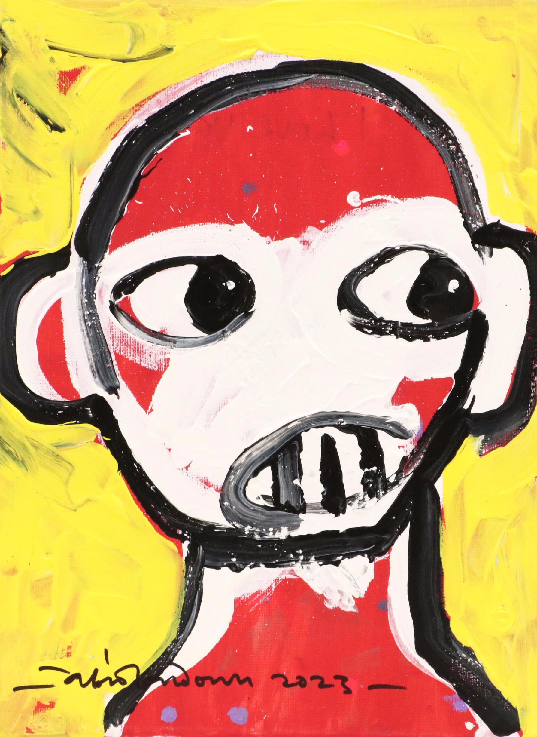 Abiola Idowu Modern Stylized Portrait "I Love You," 2023